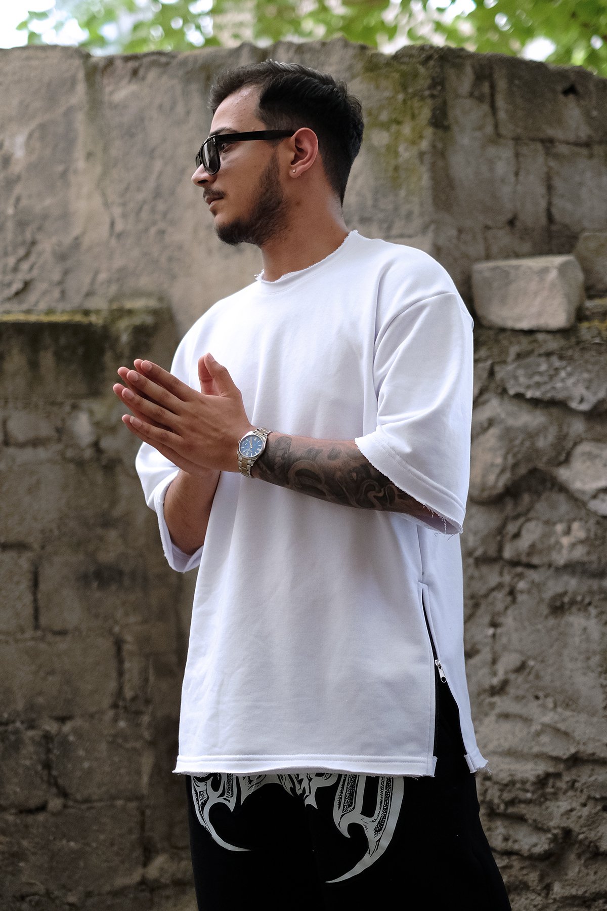 808 Basic Oversize Kalın Tişört