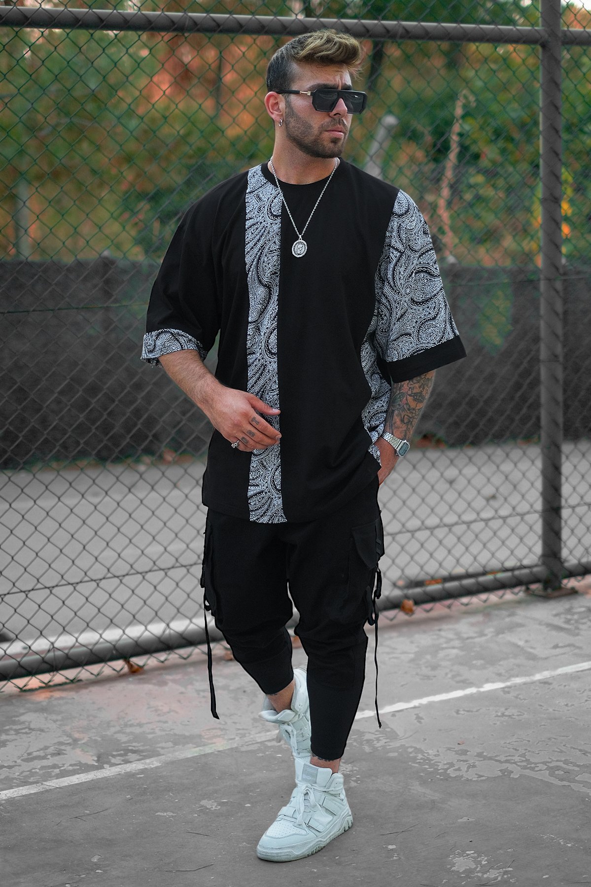 808 Kontrast Oversize Tişört