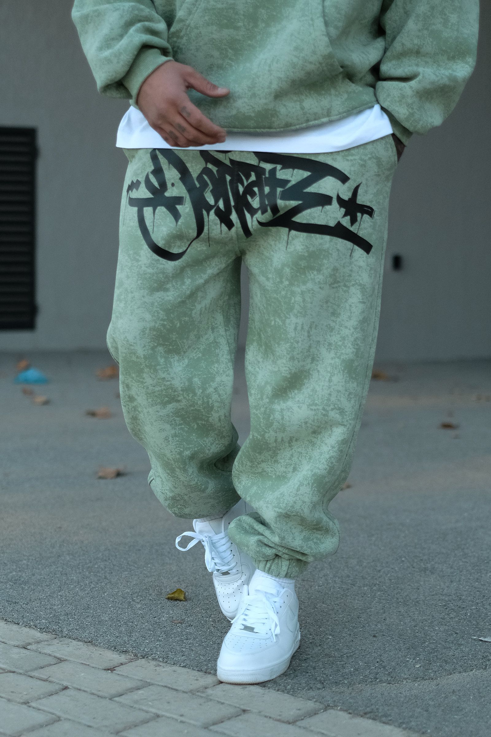 808 Tag Baskılı Özel Tasarım Oversize Jogger