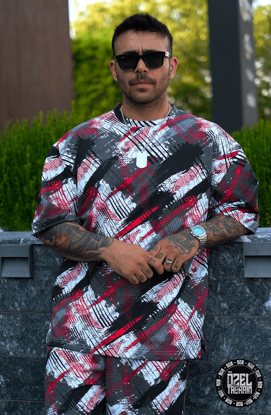 808 NextGen Desen Tok Oversize Tişört