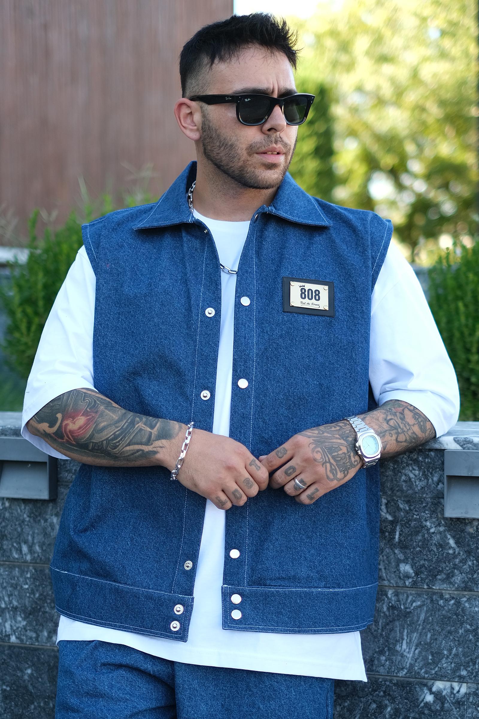 808 Oversize Basic Tok Kot Yelek