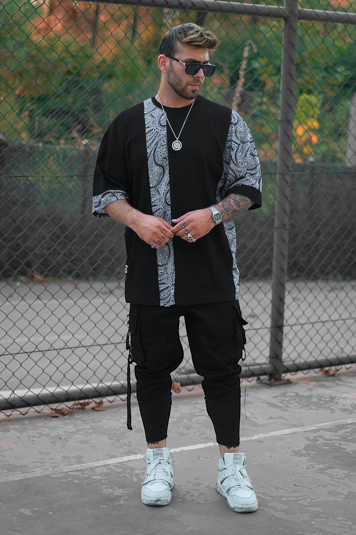 808 Kontrast Oversize Tişört