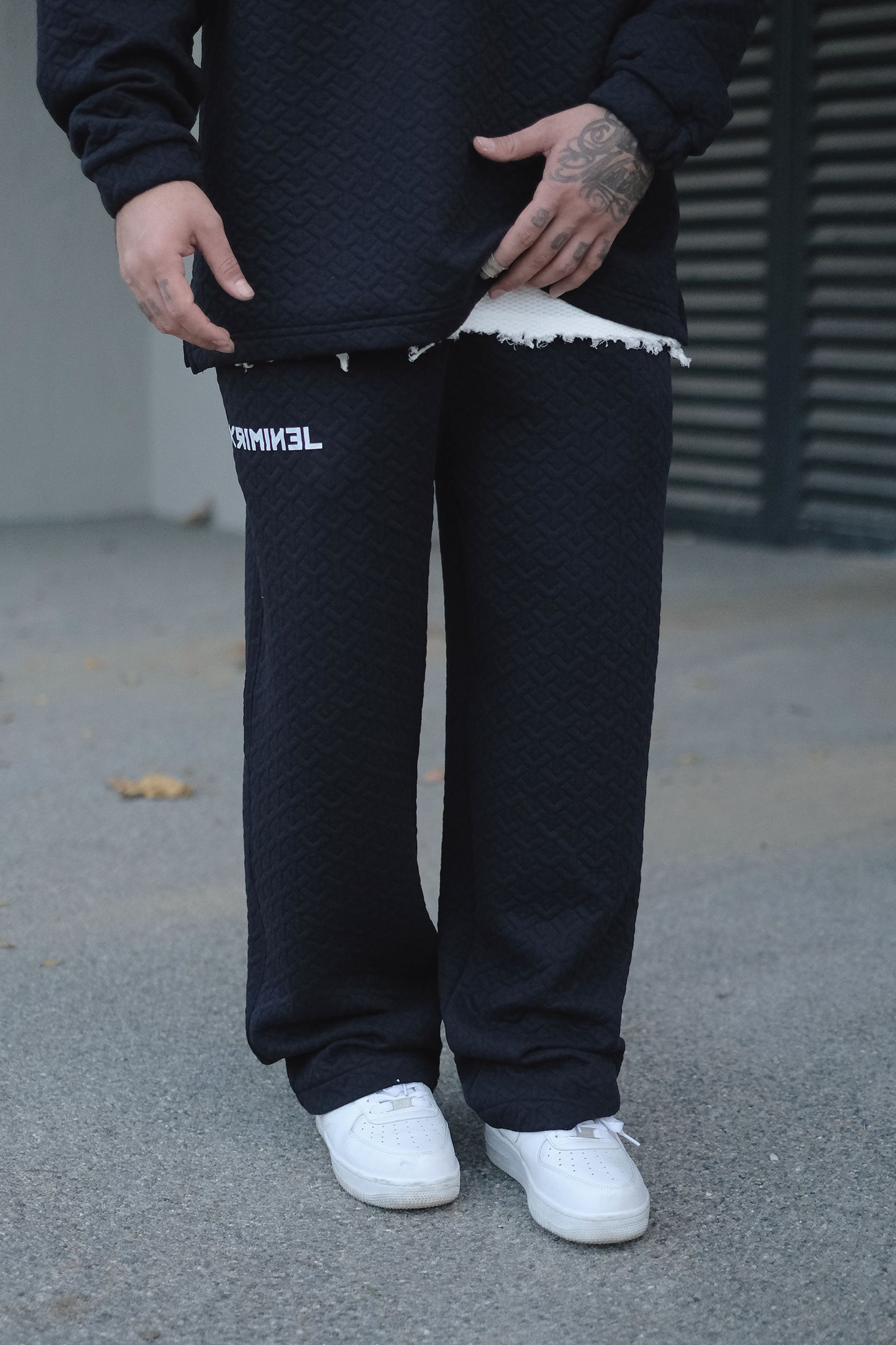 808 Kriminel Baskılı Özel Tasarım Oversize Jogger