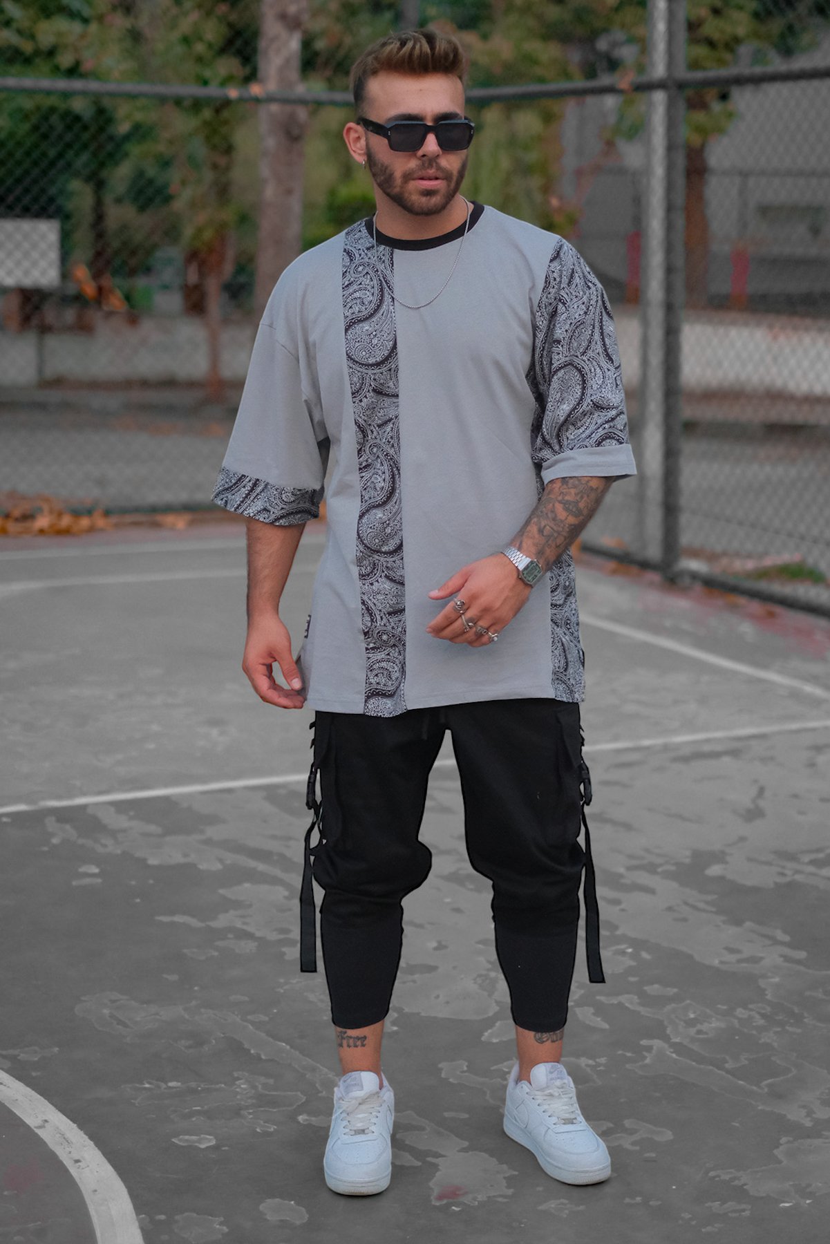 808 Kontrast Oversize Tişört