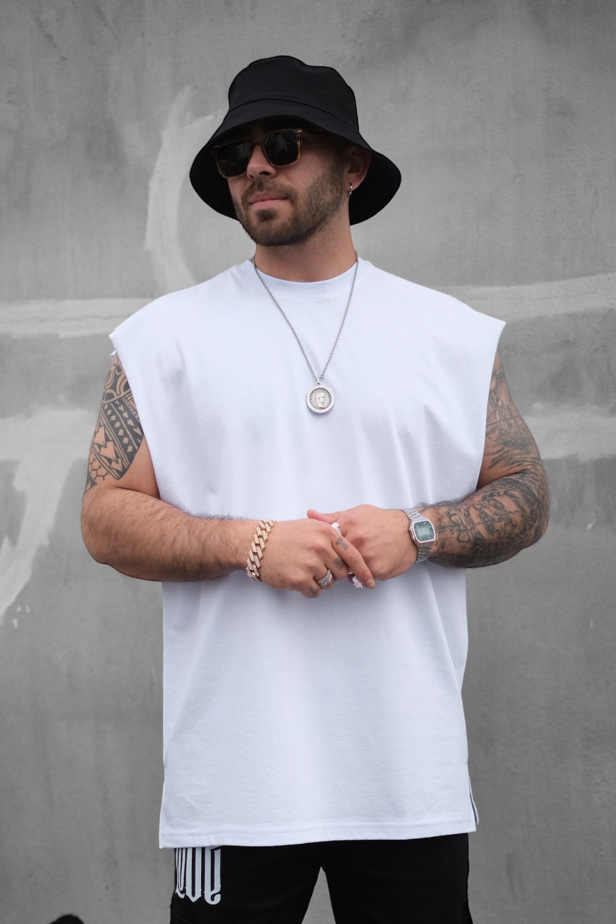 808 Basic Kolsuz Oversize Tişört