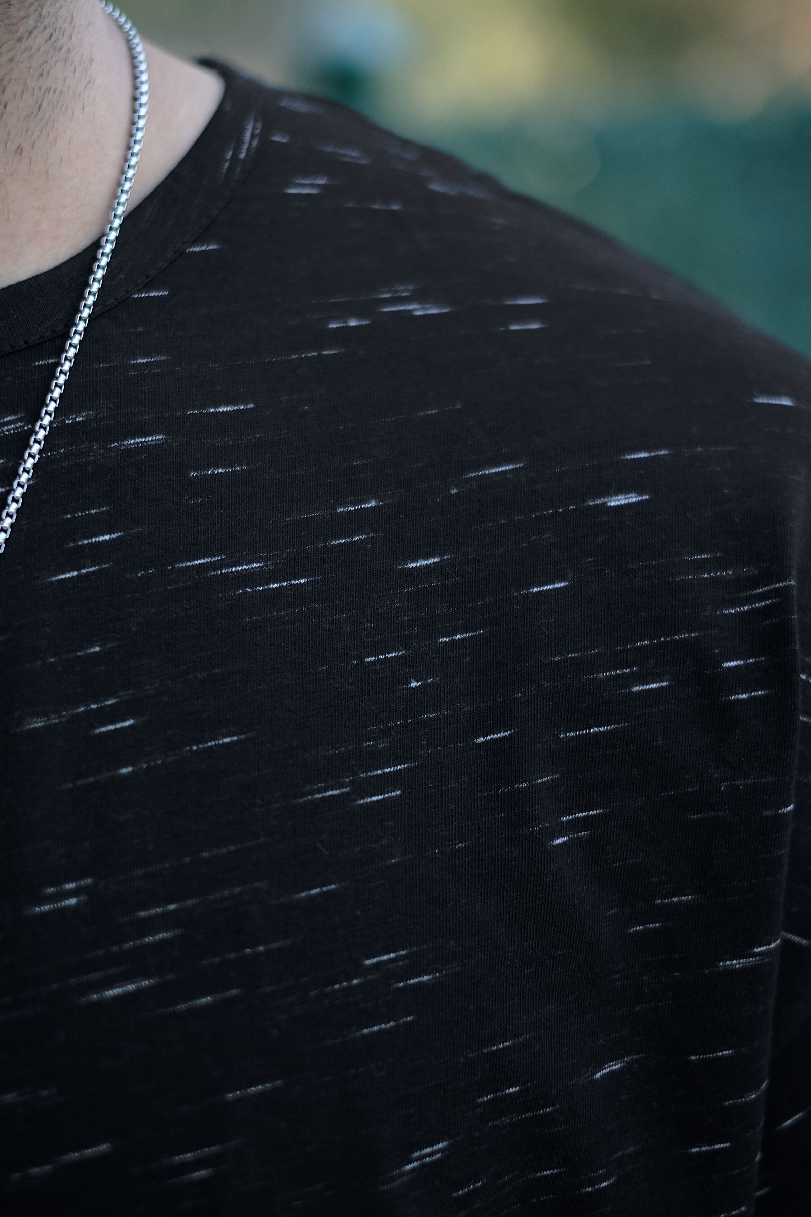 808 Basic Melanj Oversize Tişört