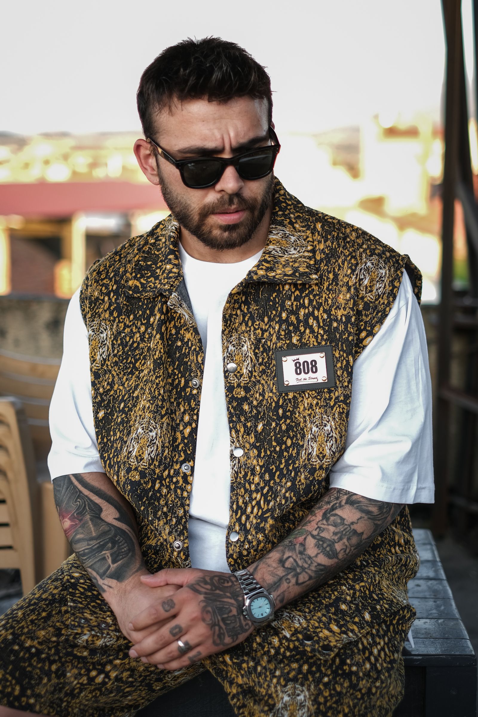808 Tiger v2 Desen Dokulu Yelek