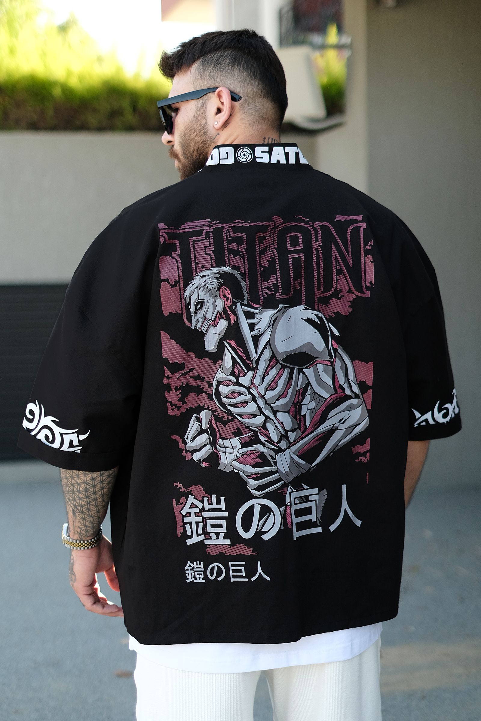 808 Titans Baskılı Özel Tasarım Kimono