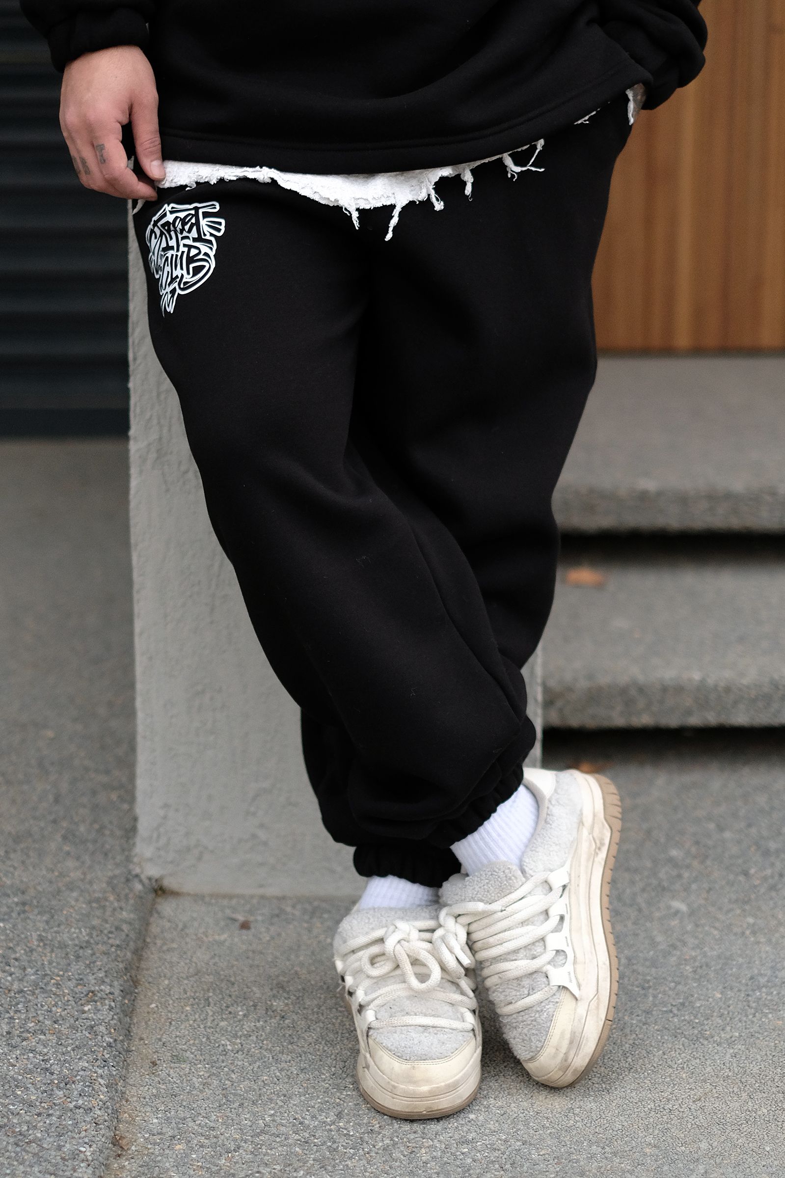 808 Street Club Baskılı Baggy Jogger