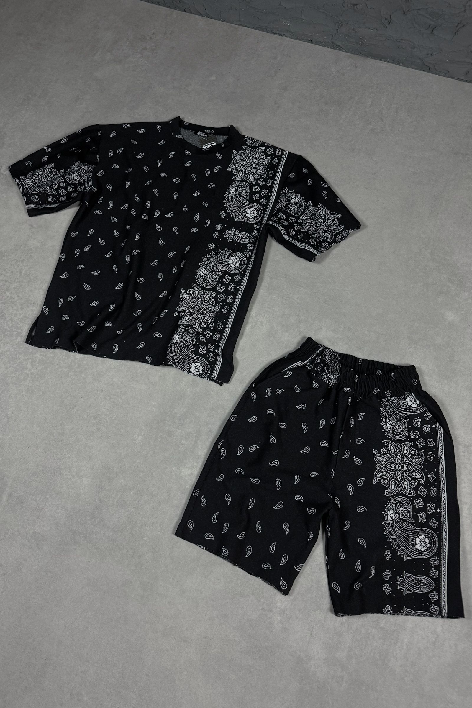 808 Bandana Desen Oversize Takım