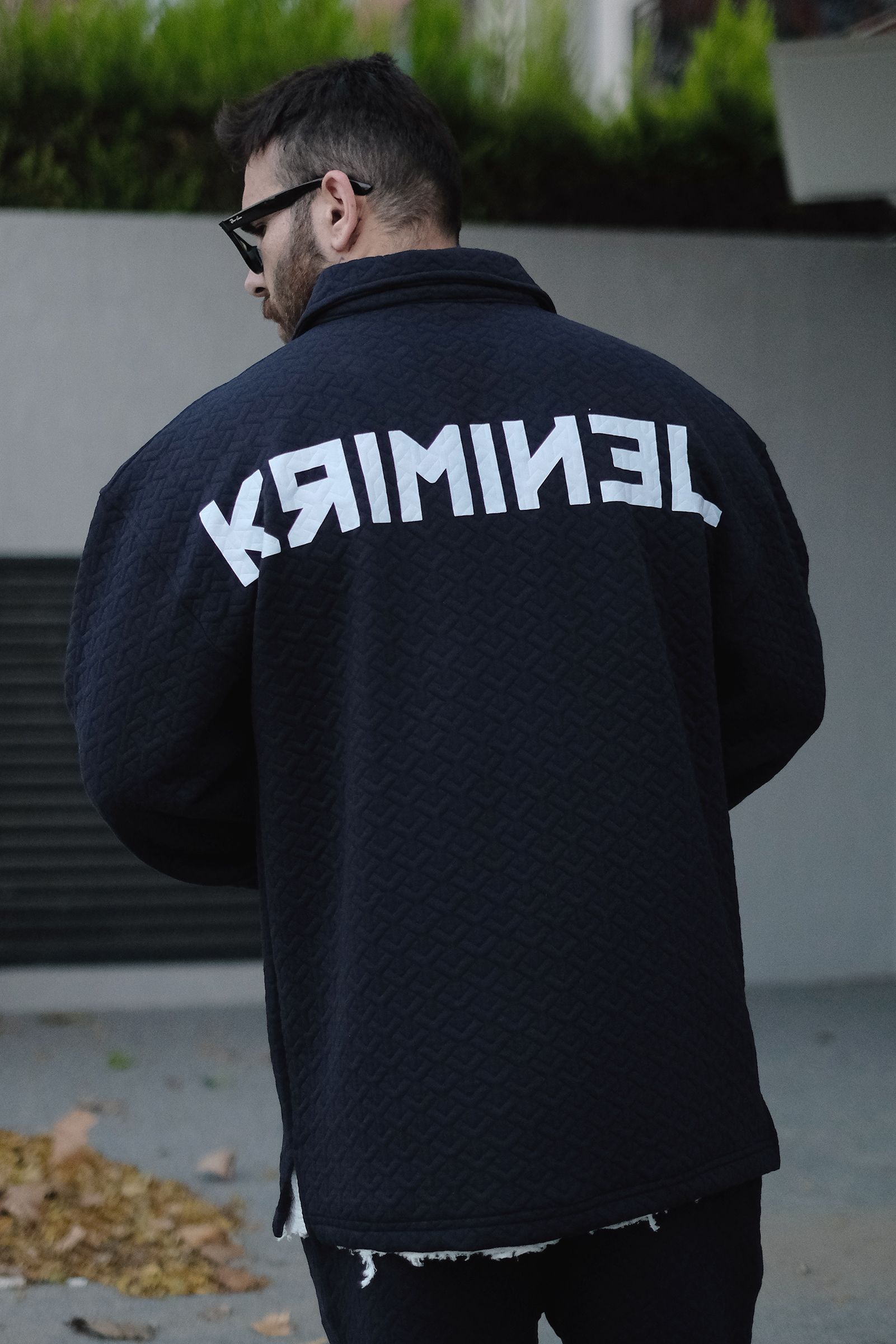 808 Kriminel Baskılı Özel Tasarım Oversize Yakalı Sweatshirt