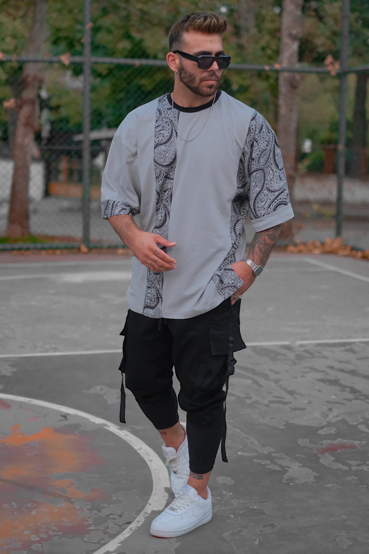 808 Kontrast Oversize Tişört