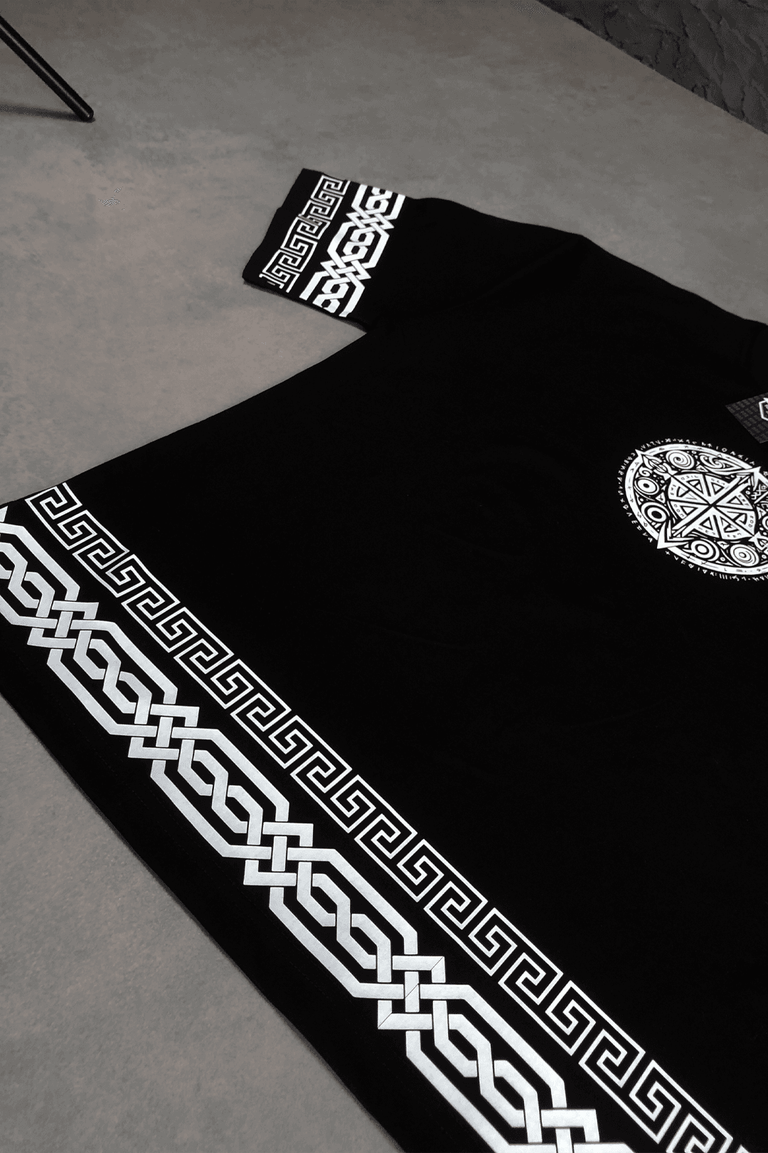 808 Nordic Baskılı Oversize Tok Tişört