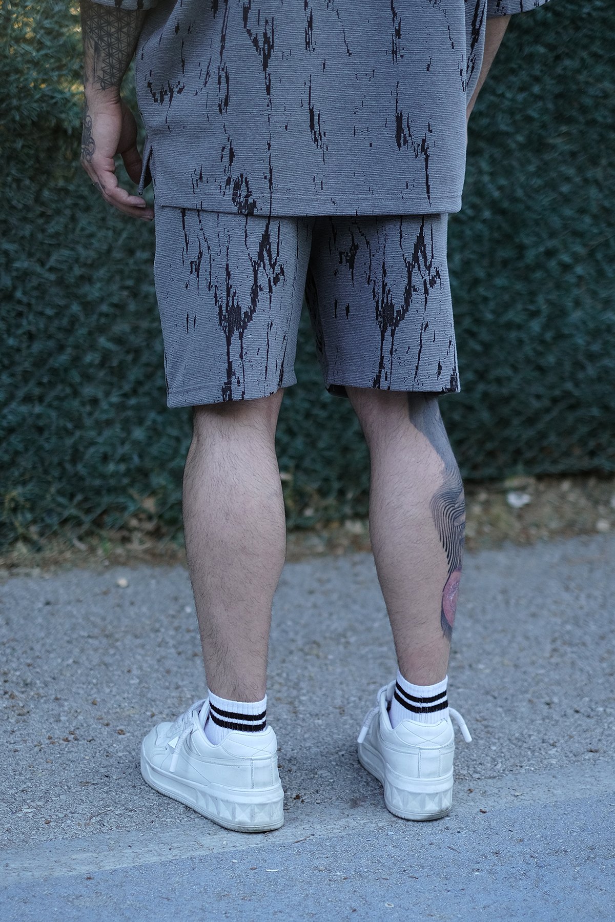 808 Batik Desen Özel Tasarım Oversize Şort