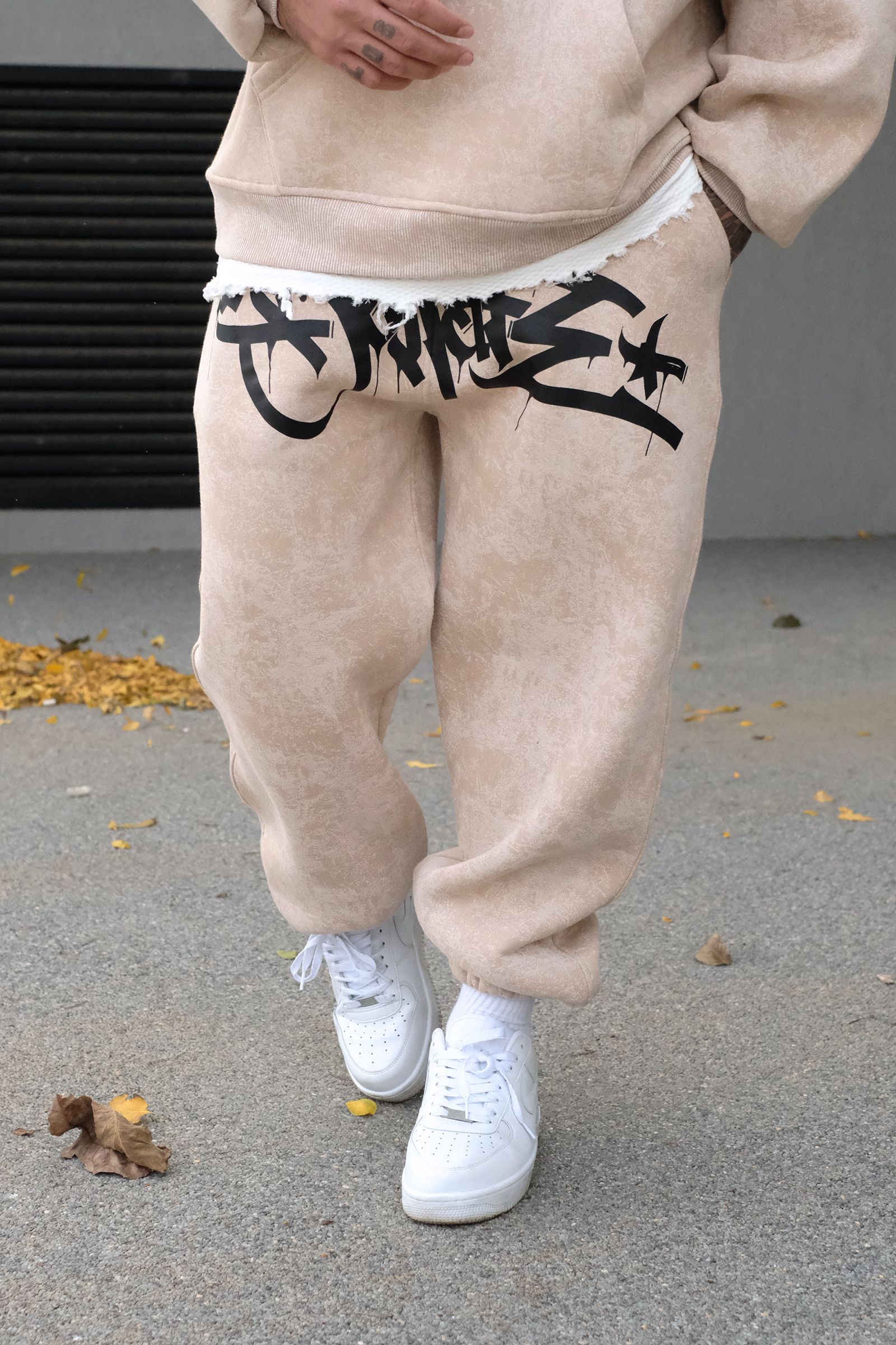 808 Tag Baskılı Özel Tasarım Oversize Jogger