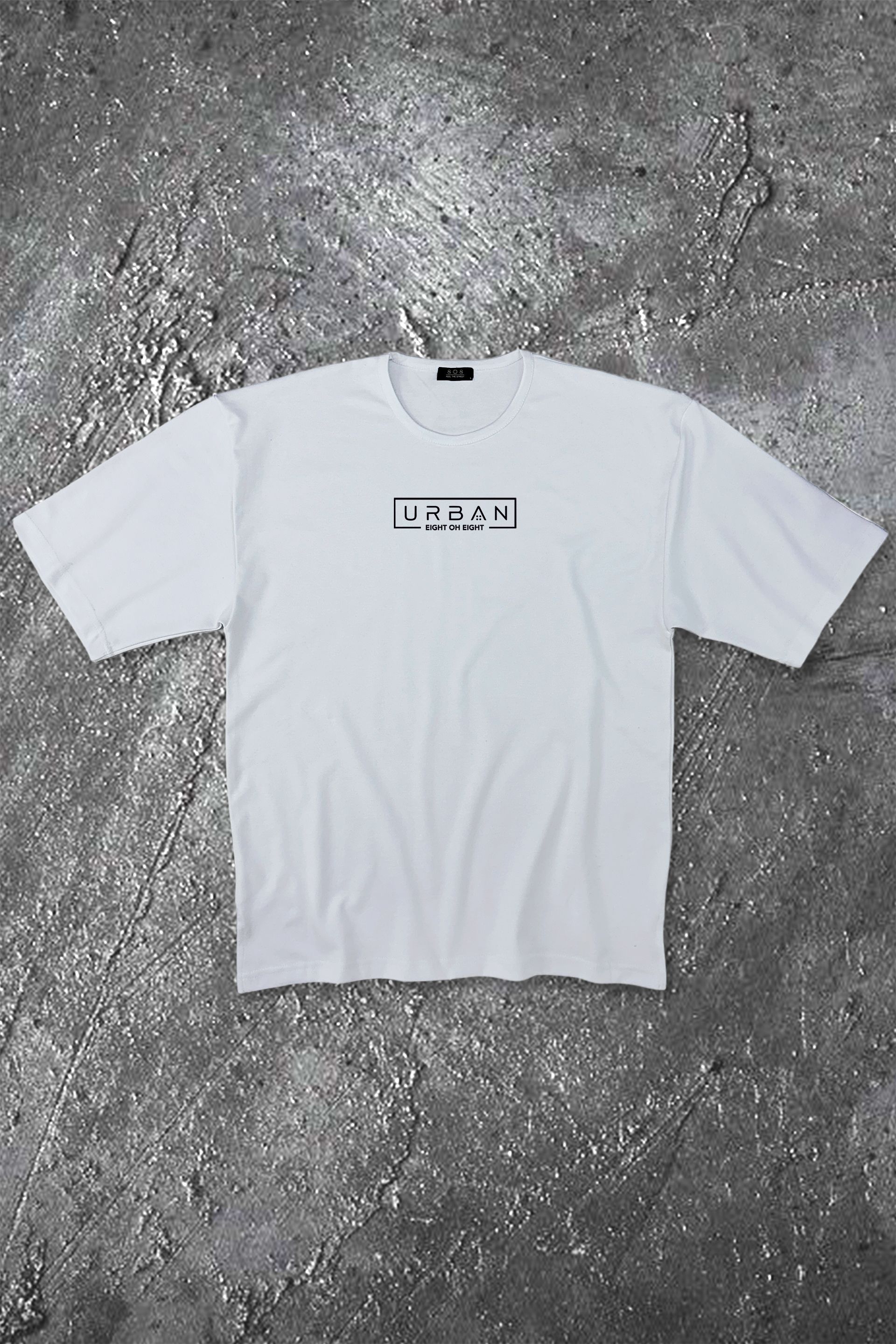 808 URBAN EOE Baskılı Oversize Tişört