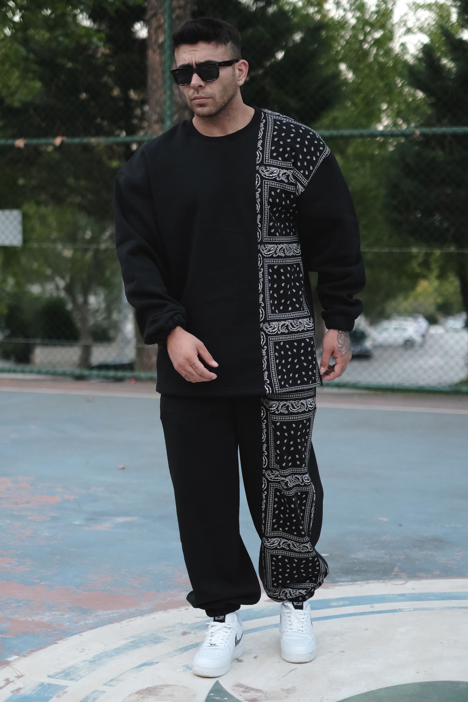 808 Bandana Kontrast Oversize Jogger