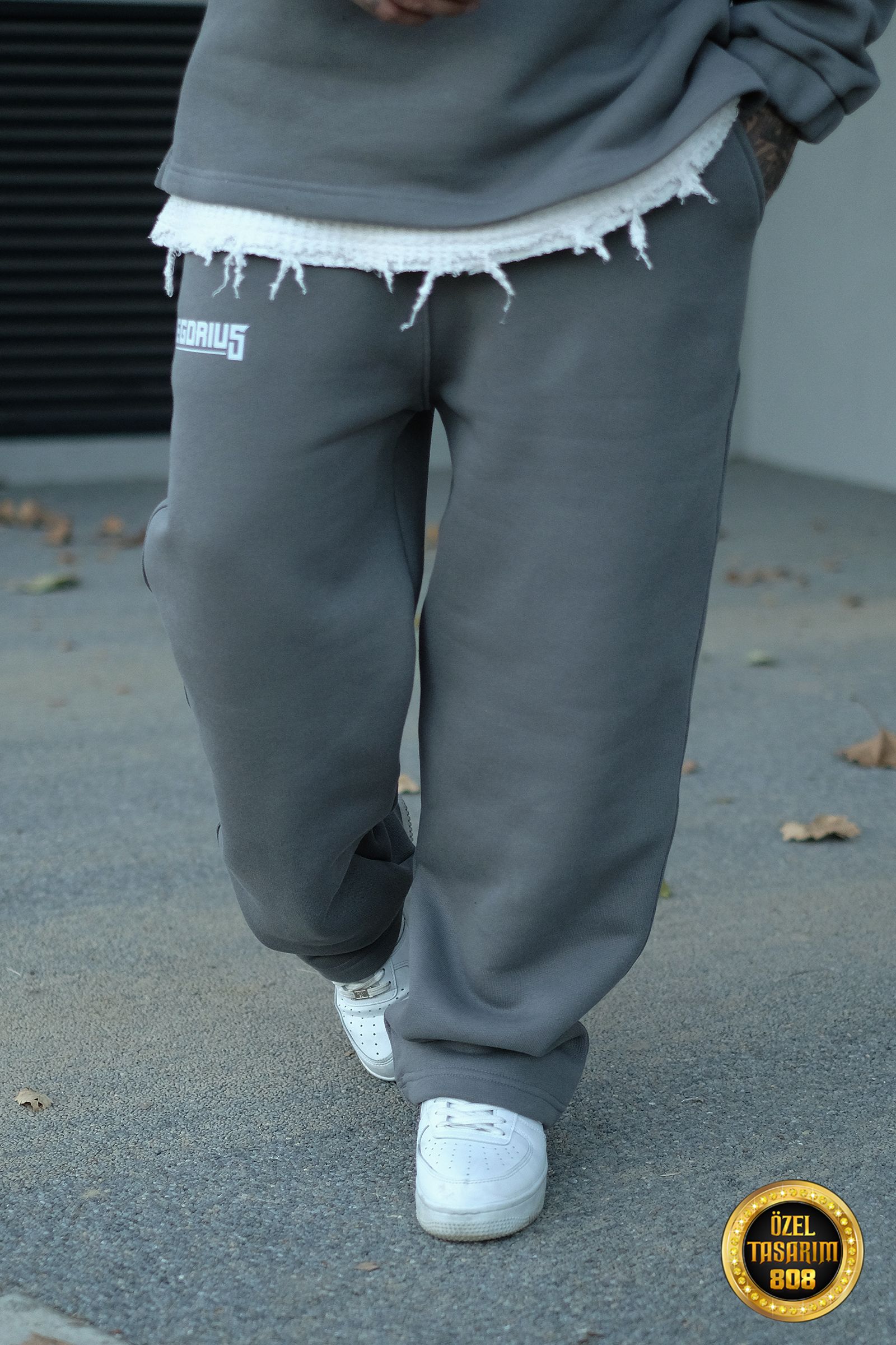 808 Gregorius Baskılı Oversize Jogger