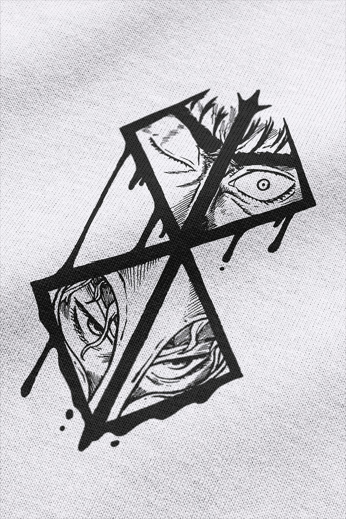 808 Berserk " Eclipse " Baskılı Tişört
