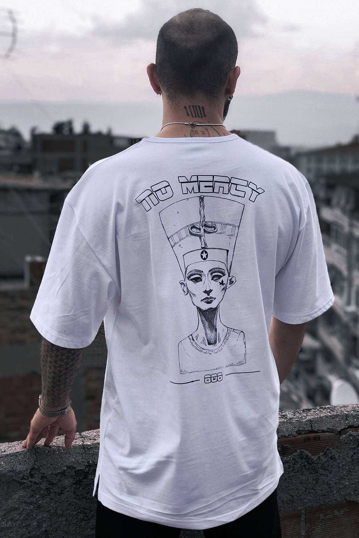 808 '' Strenght ''  Baskılı Oversize Tişört