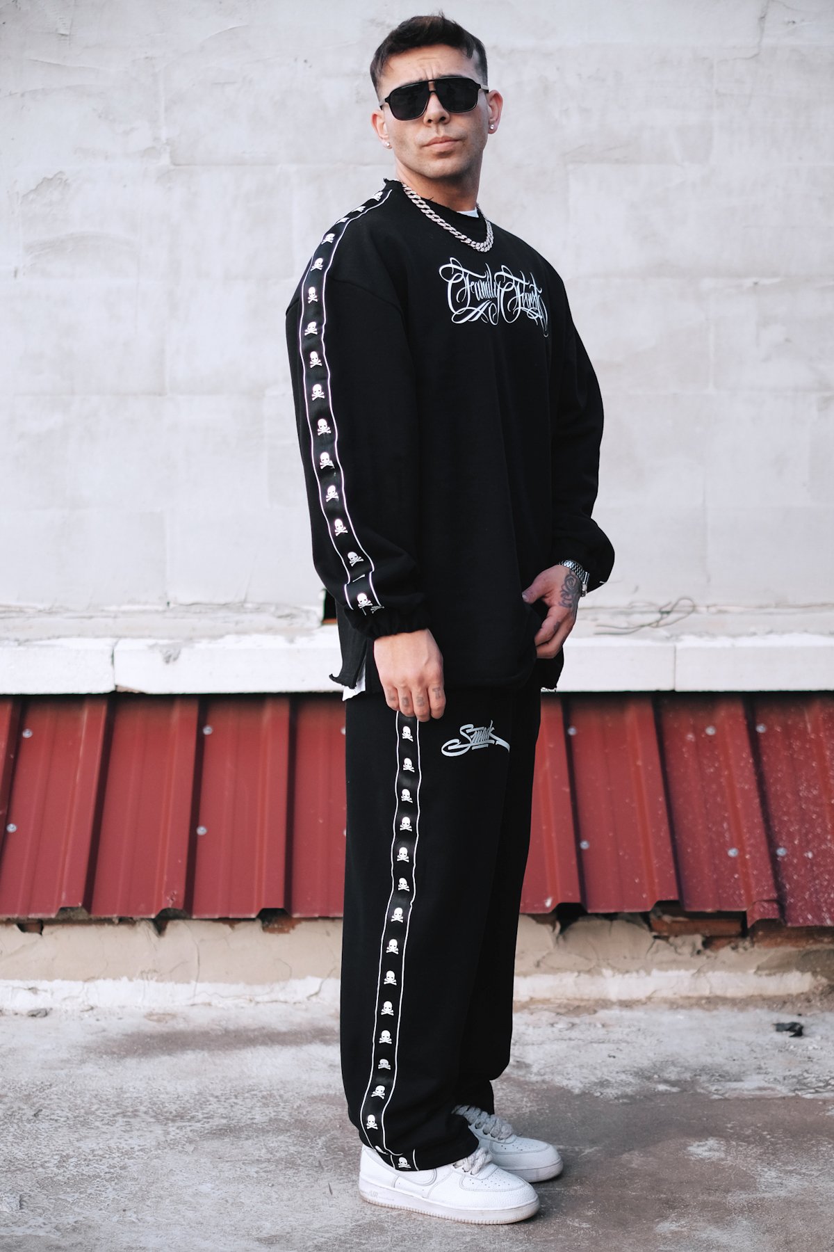 808 Smack Şerit Detay Oversize Baggy Jogger