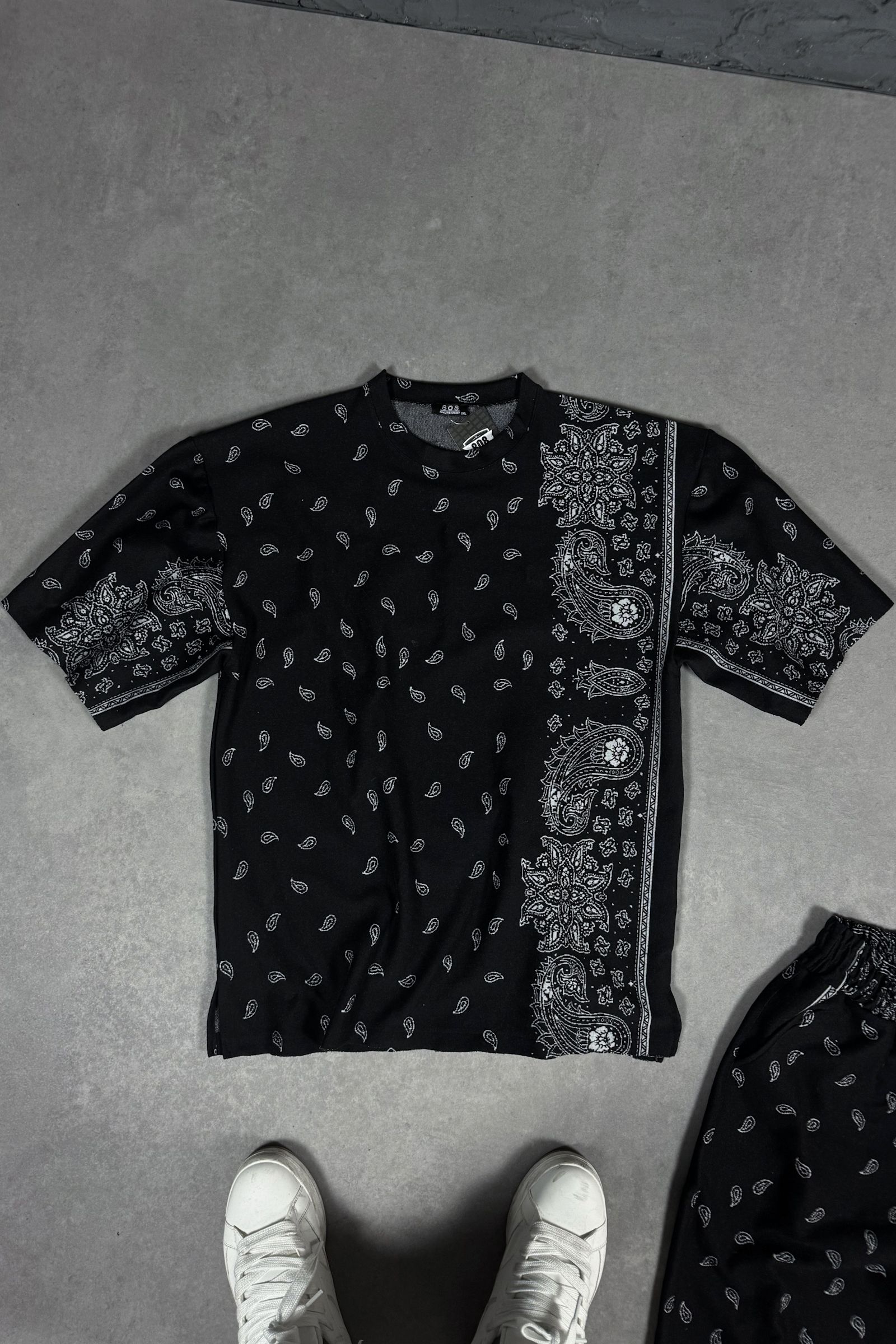 808 Bandana Desen Tok Tişört