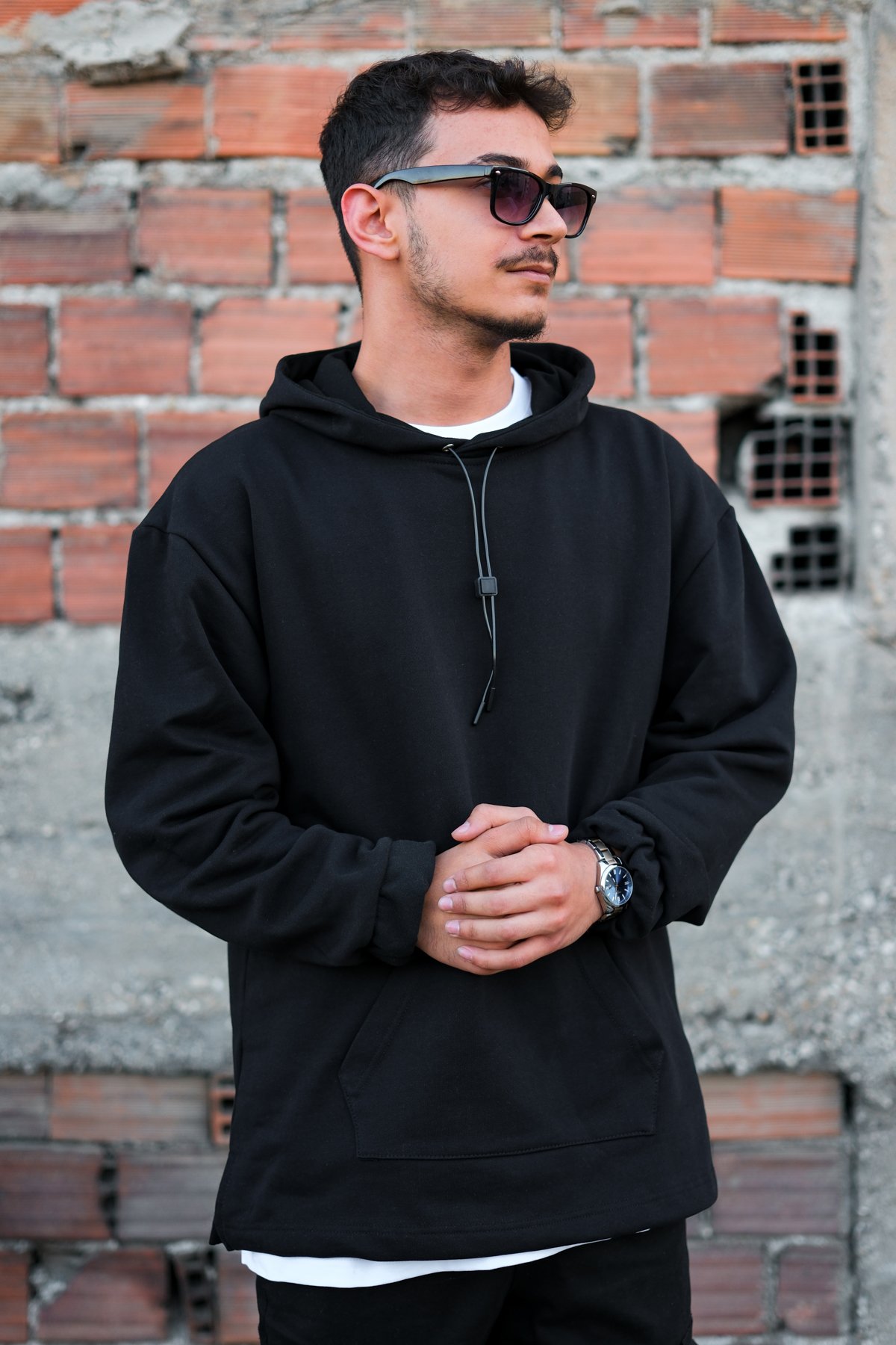 808 Basic Oversize Hoodie