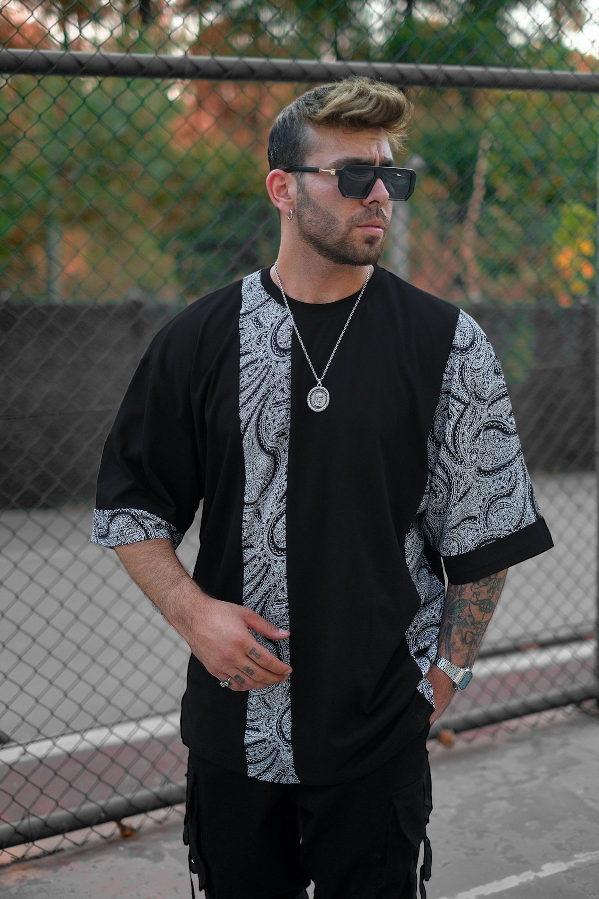 808 Kontrast Oversize Tişört