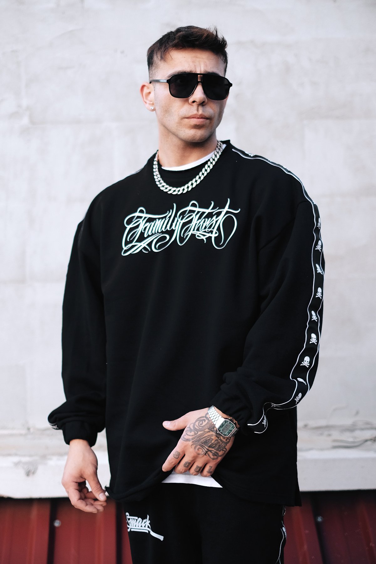 808 Family First Şerit Detay Oversize Sweatshirt