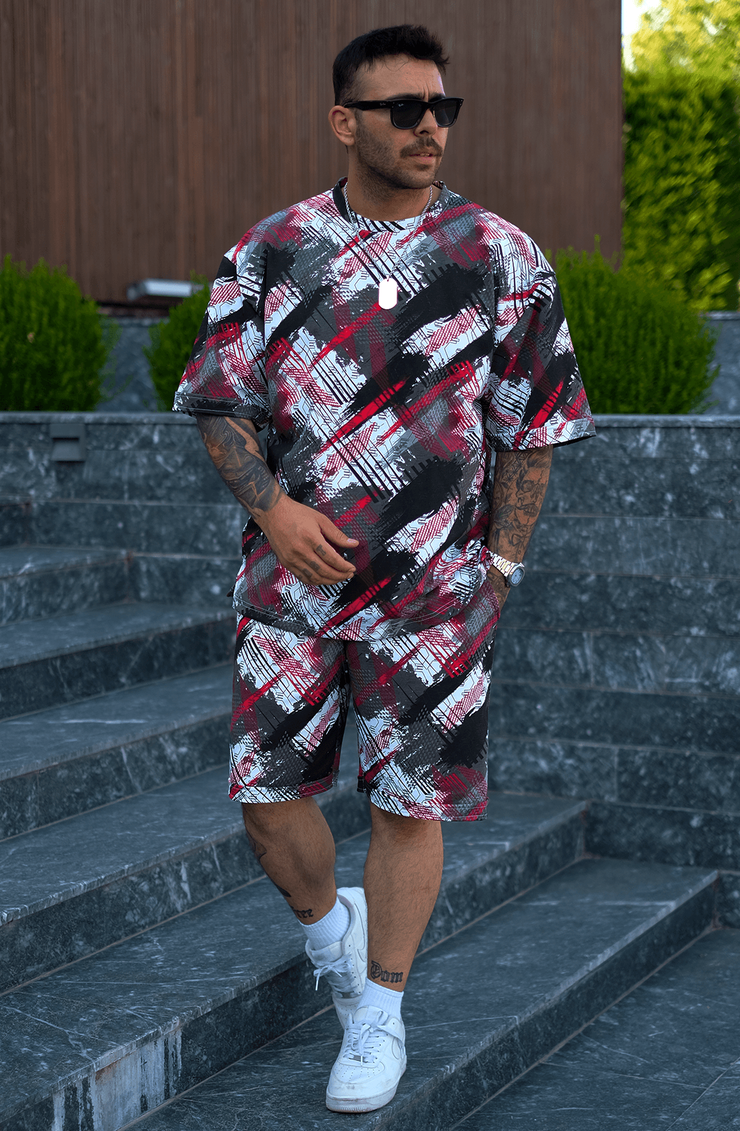 808 NextGen Desen Tok Oversize Tişört