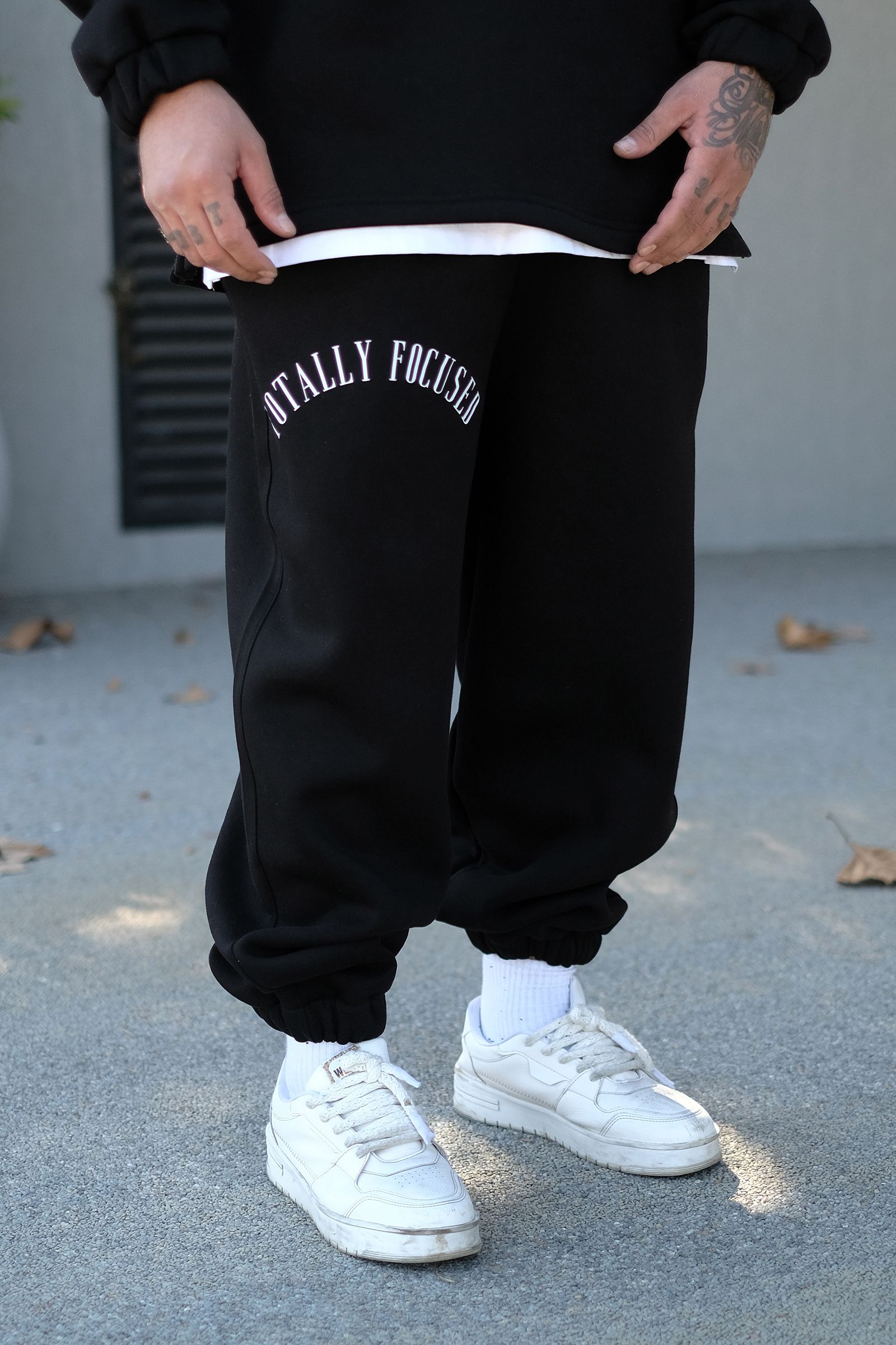 808 Totaly Focused Baskılı Oversize Jogger