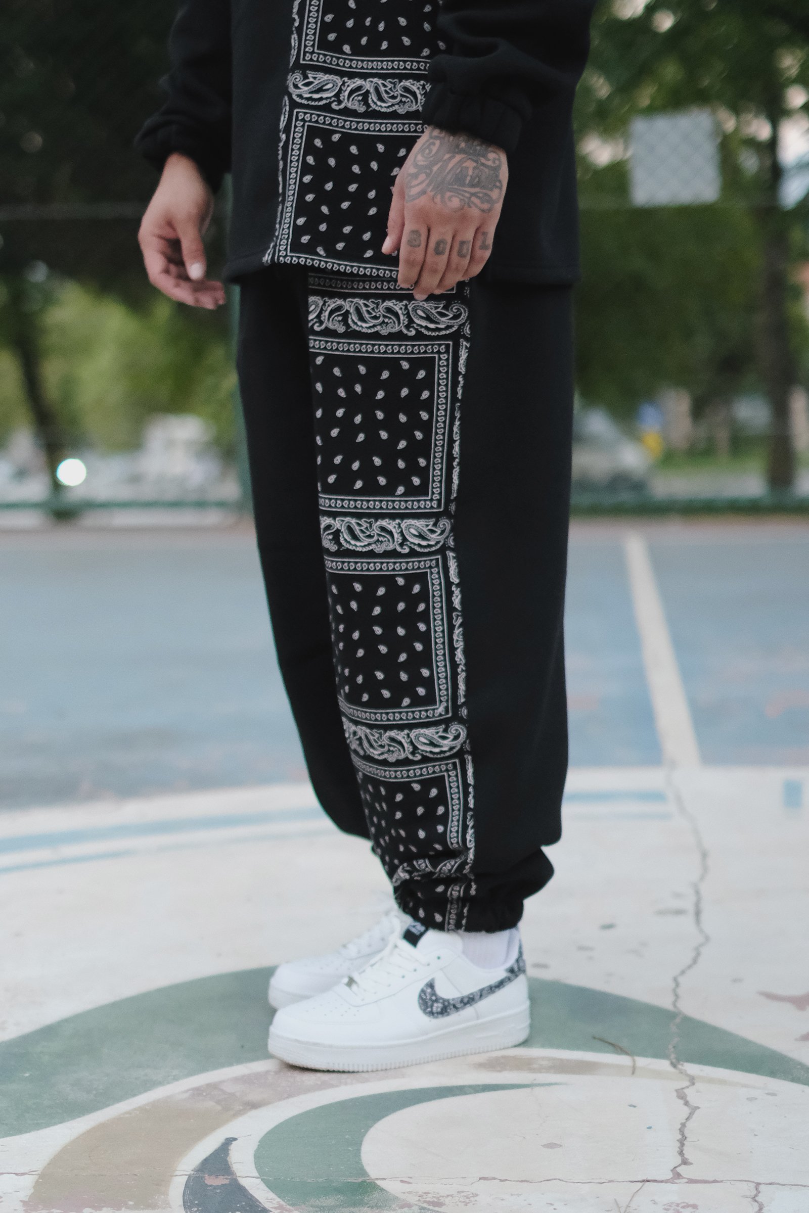 808 Bandana Kontrast Oversize Jogger