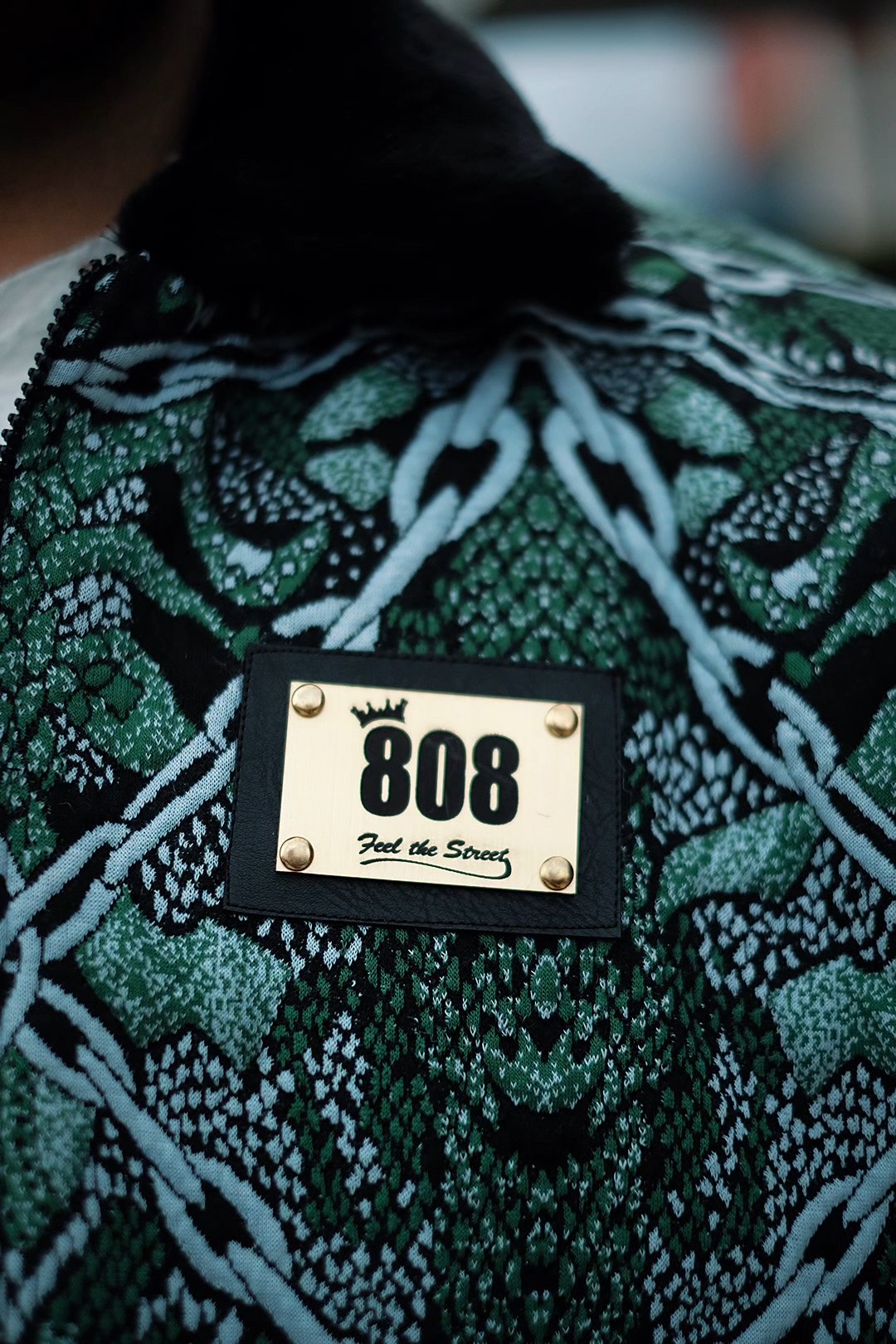 808 Chain Desenli Özel Tasarım Kabartma Detay Mont