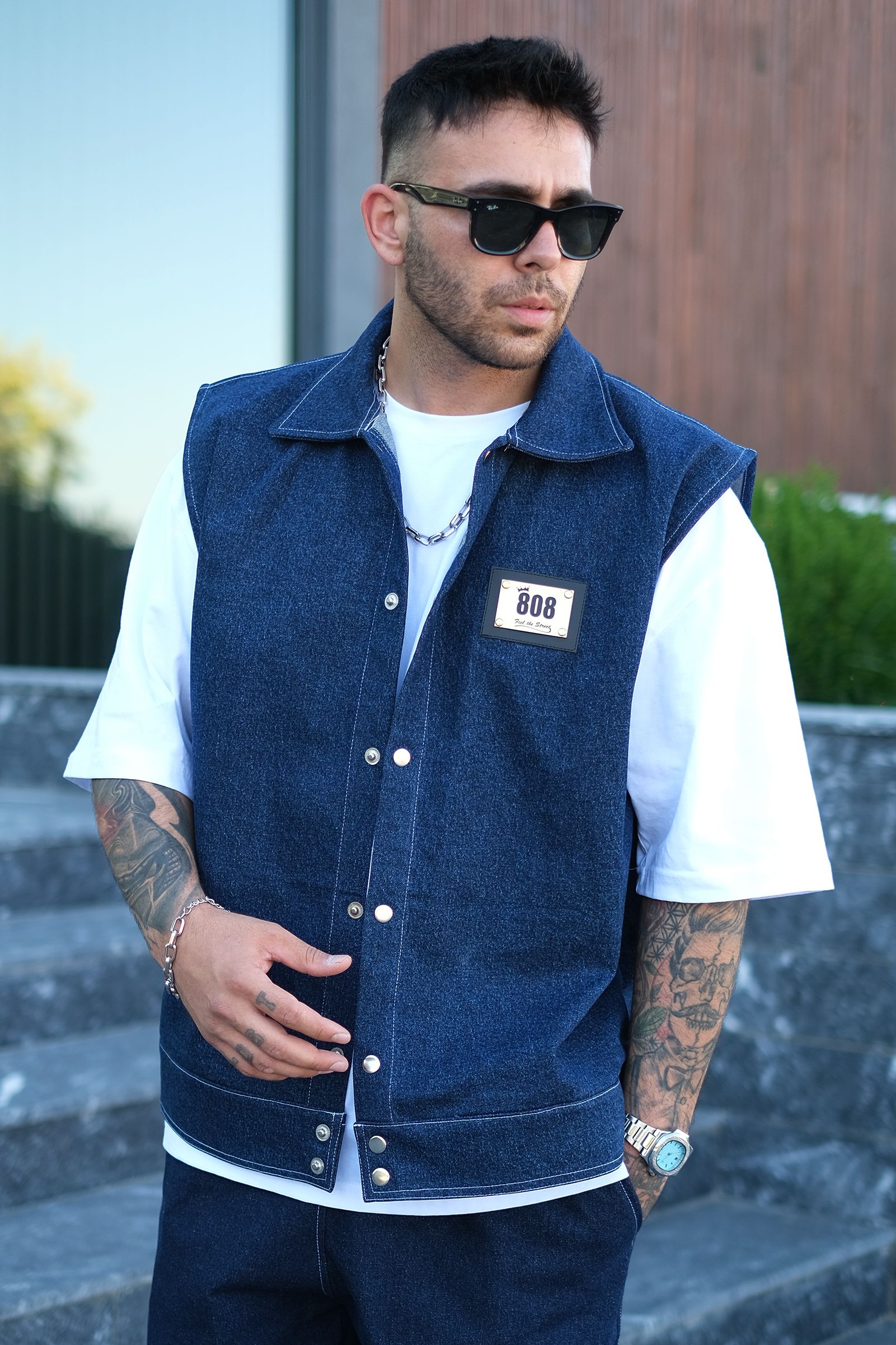 808 Oversize Basic Tok Kot Yelek