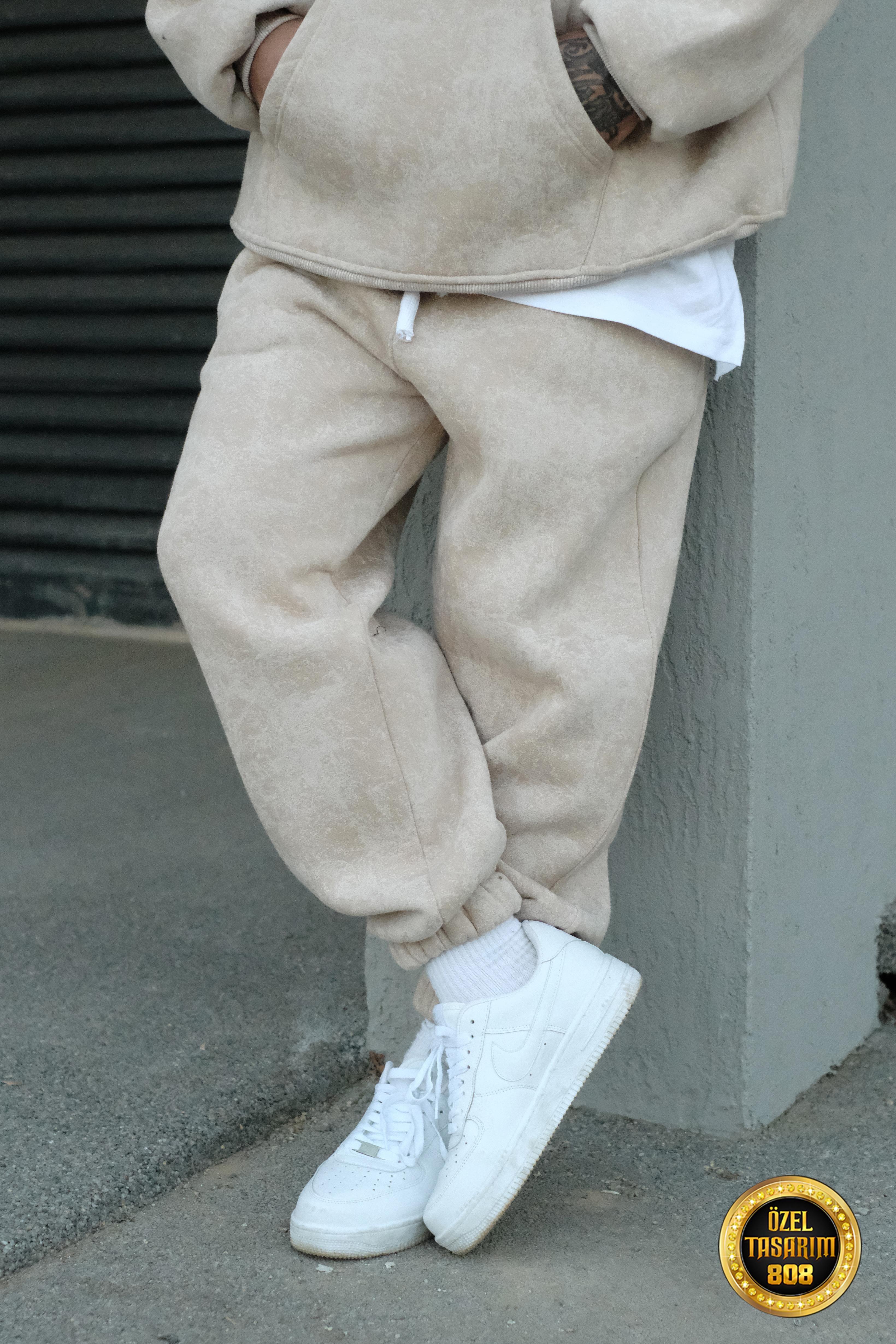 808 Eskitme Efekt Oversize Puff Jogger