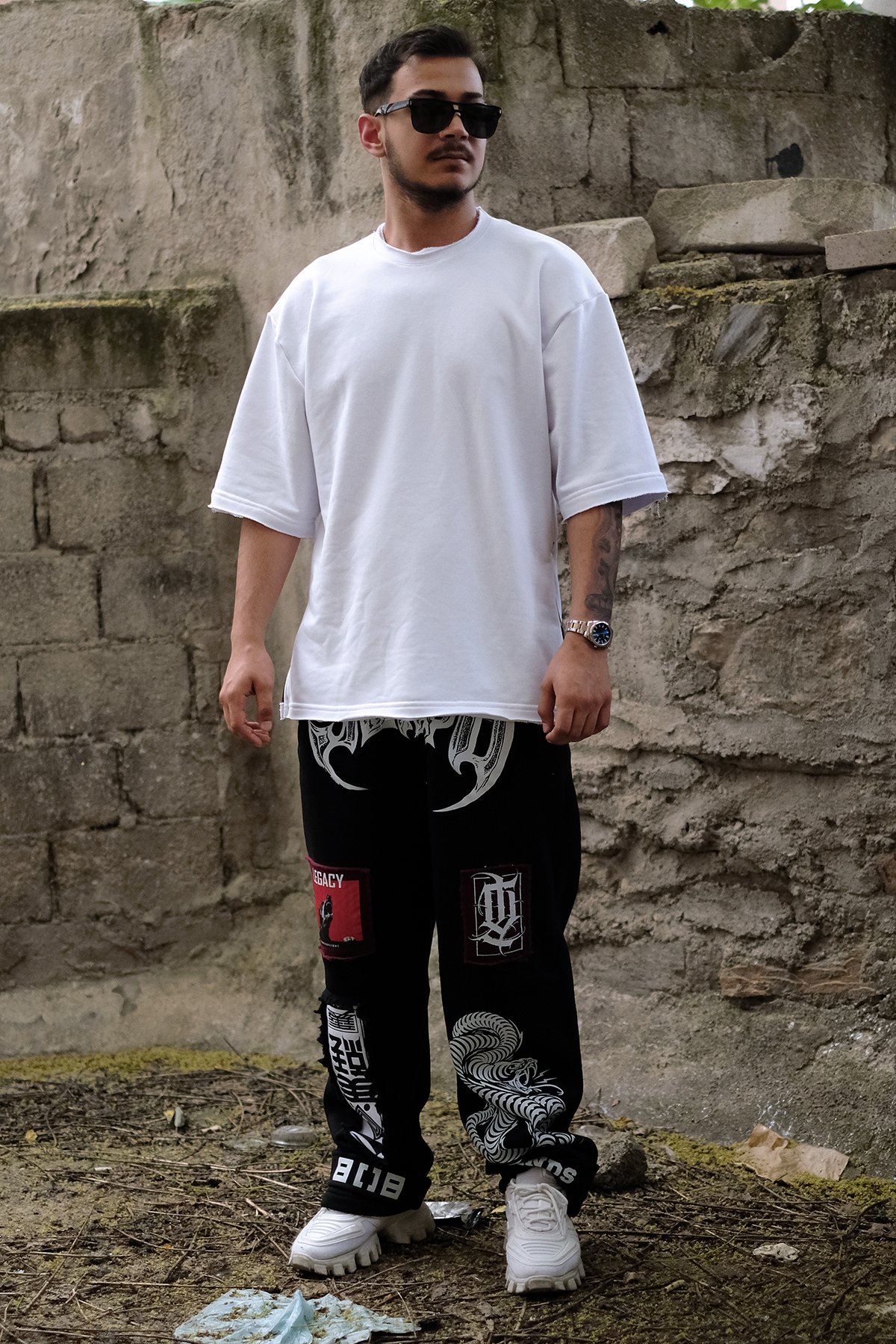 808 Basic Oversize Kalın Tişört