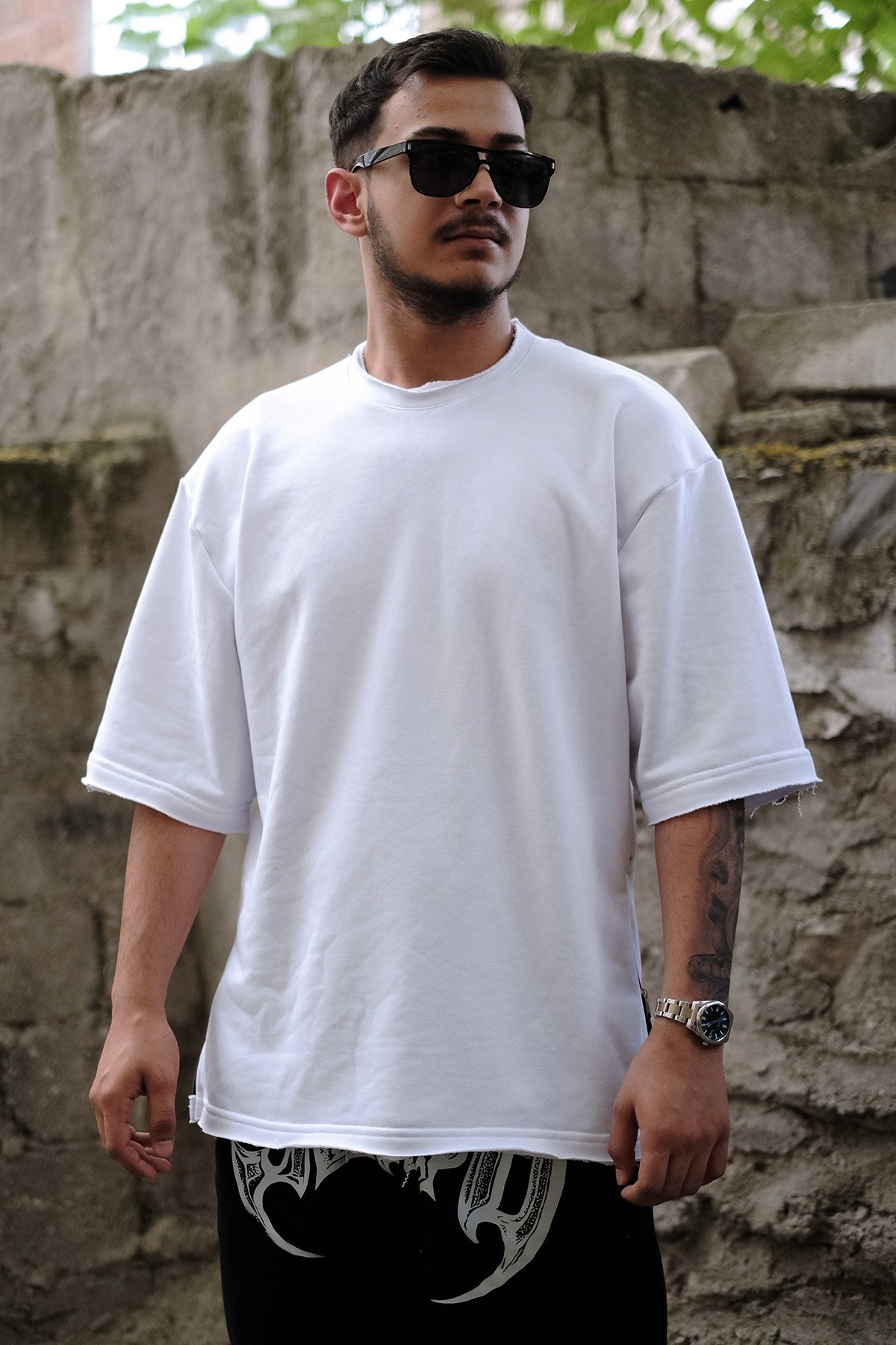 808 Basic Oversize Kalın Tişört