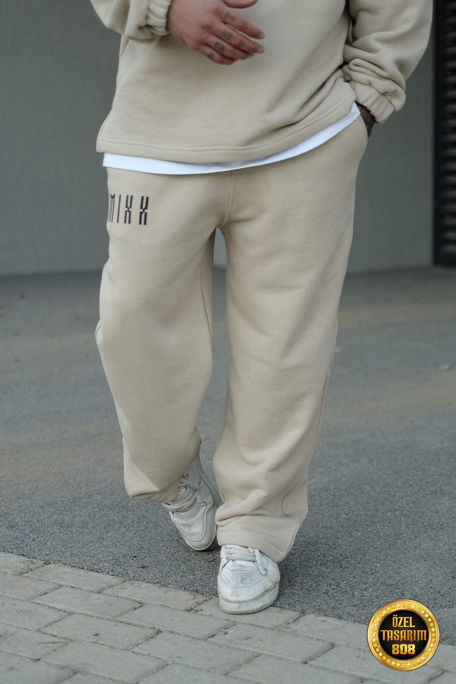 808 NMXX Baskılı Oversize Jogger