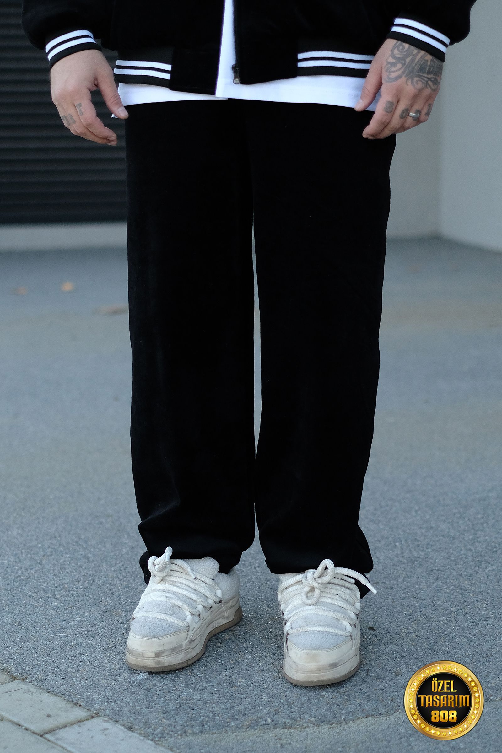 808 Basic Kadife Baggy Jogger