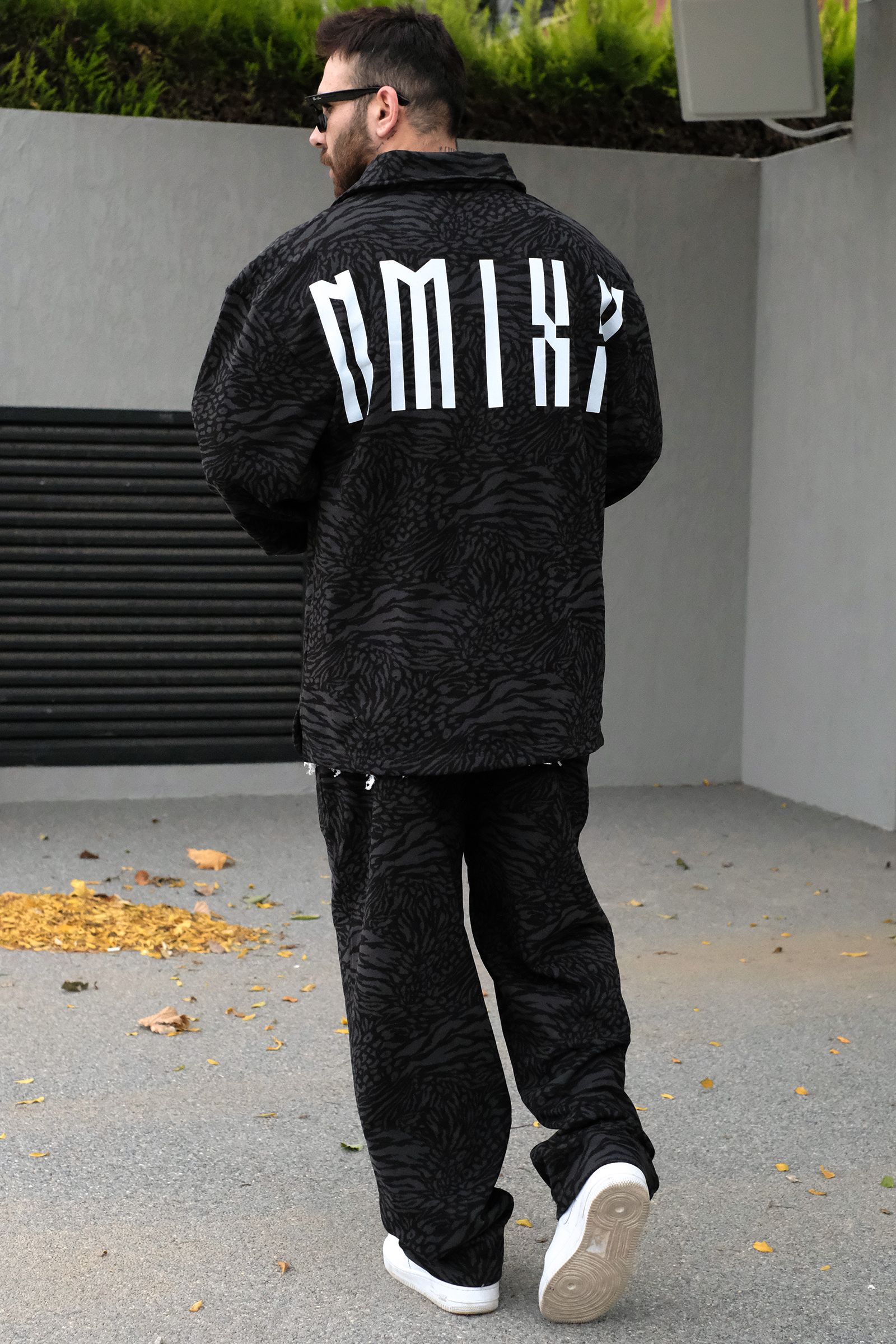 808 NMXX Baskılı Özel Tasarım Desenli Oversize Sweatshirt