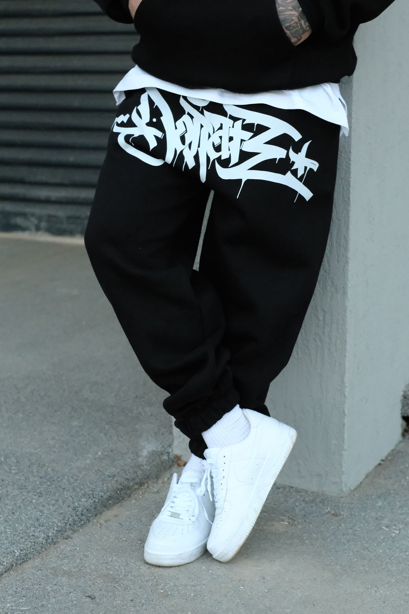 808 Tag Baskılı Özel Tasarım Oversize Jogger