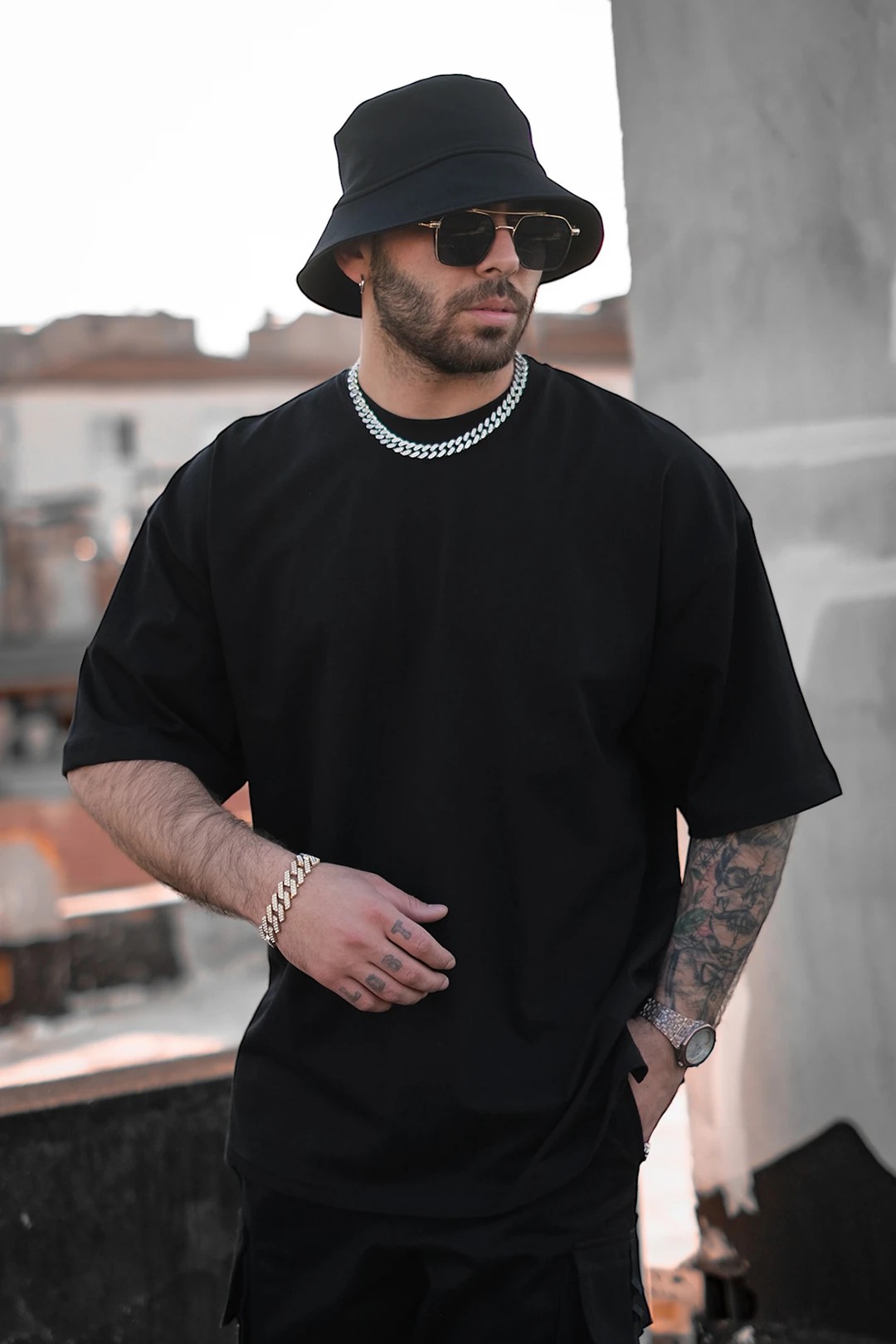 808 Basic Oversize Tişört 