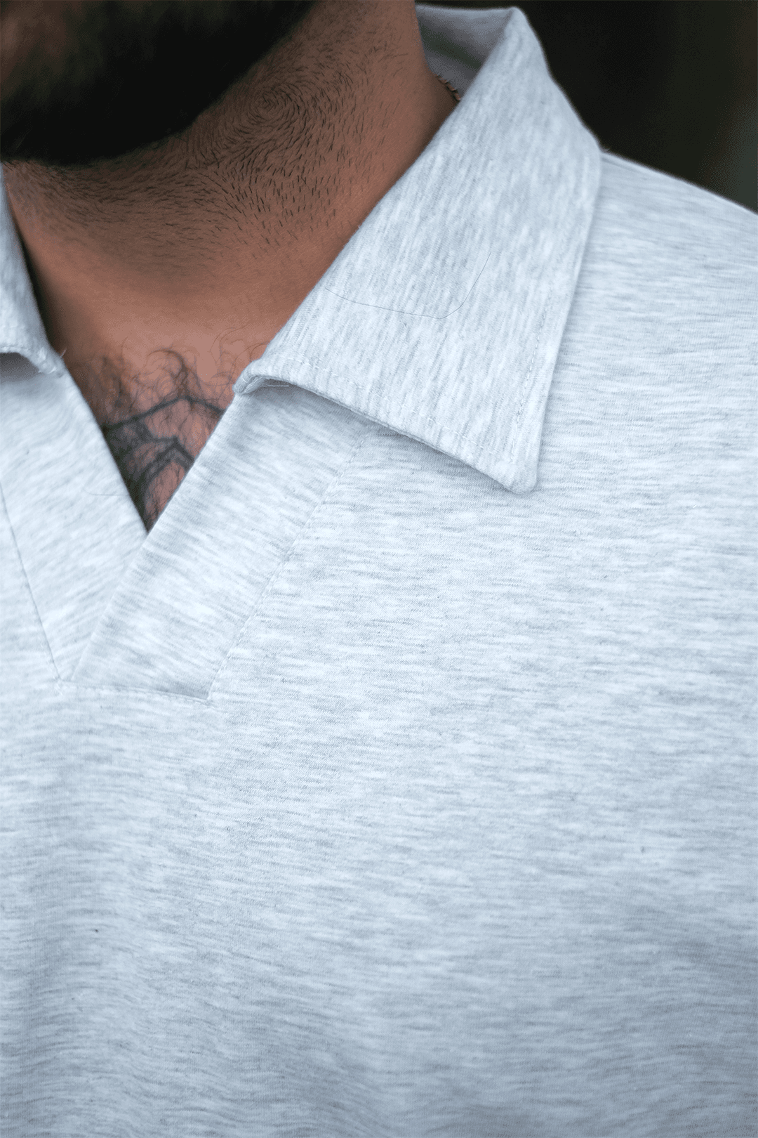 808 Basic Yakalı Oversize Tok Tişört