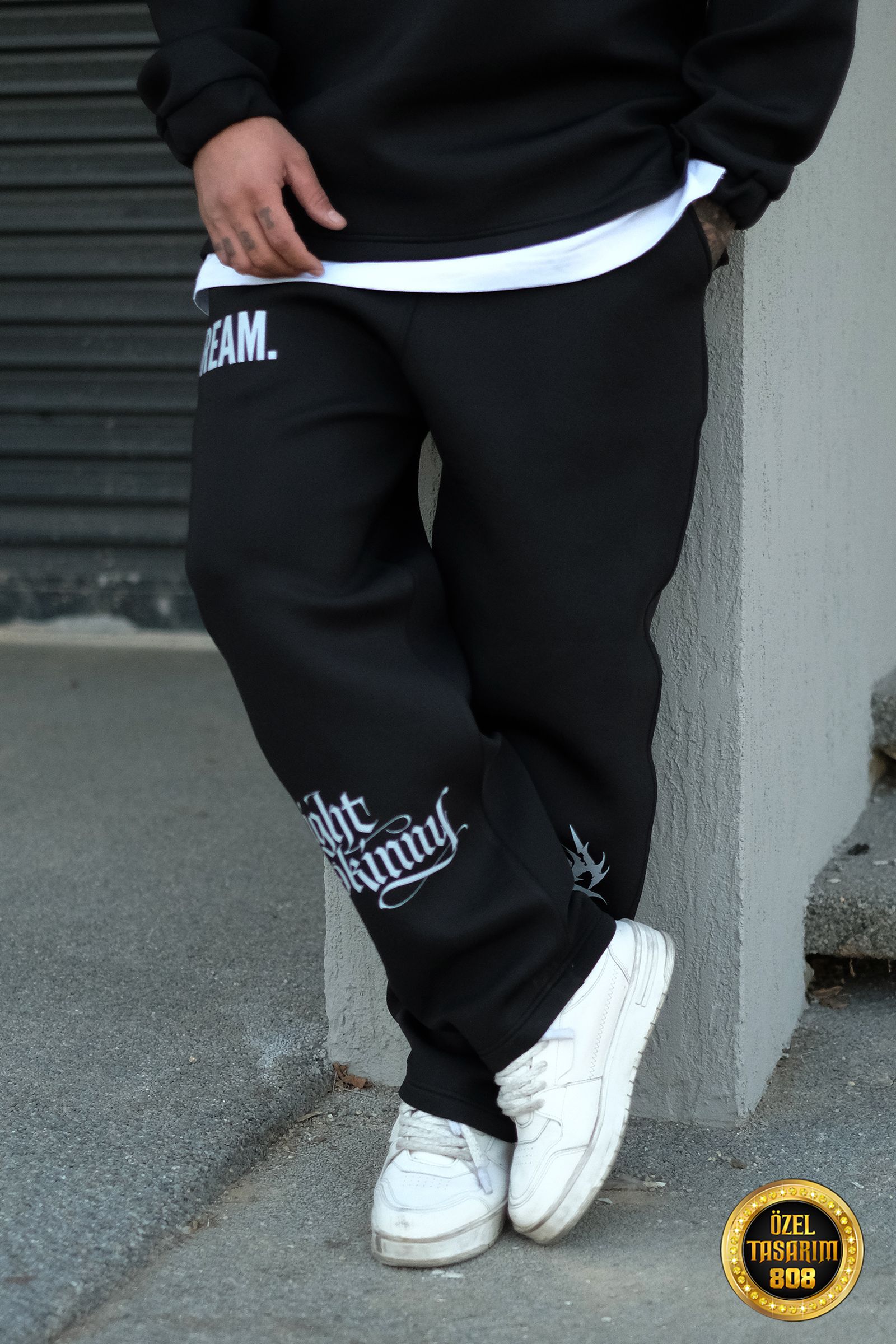 808 Dream Baskılı Özel Tasarım Oversize Jogger