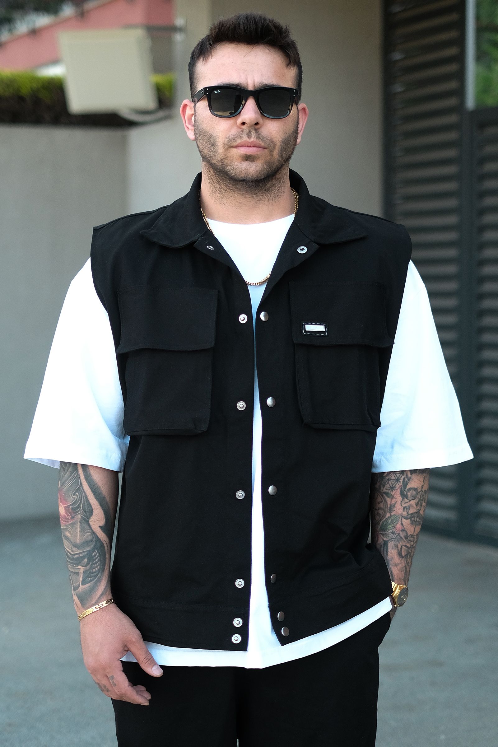 808 Oversize Körük Cep Yelek
