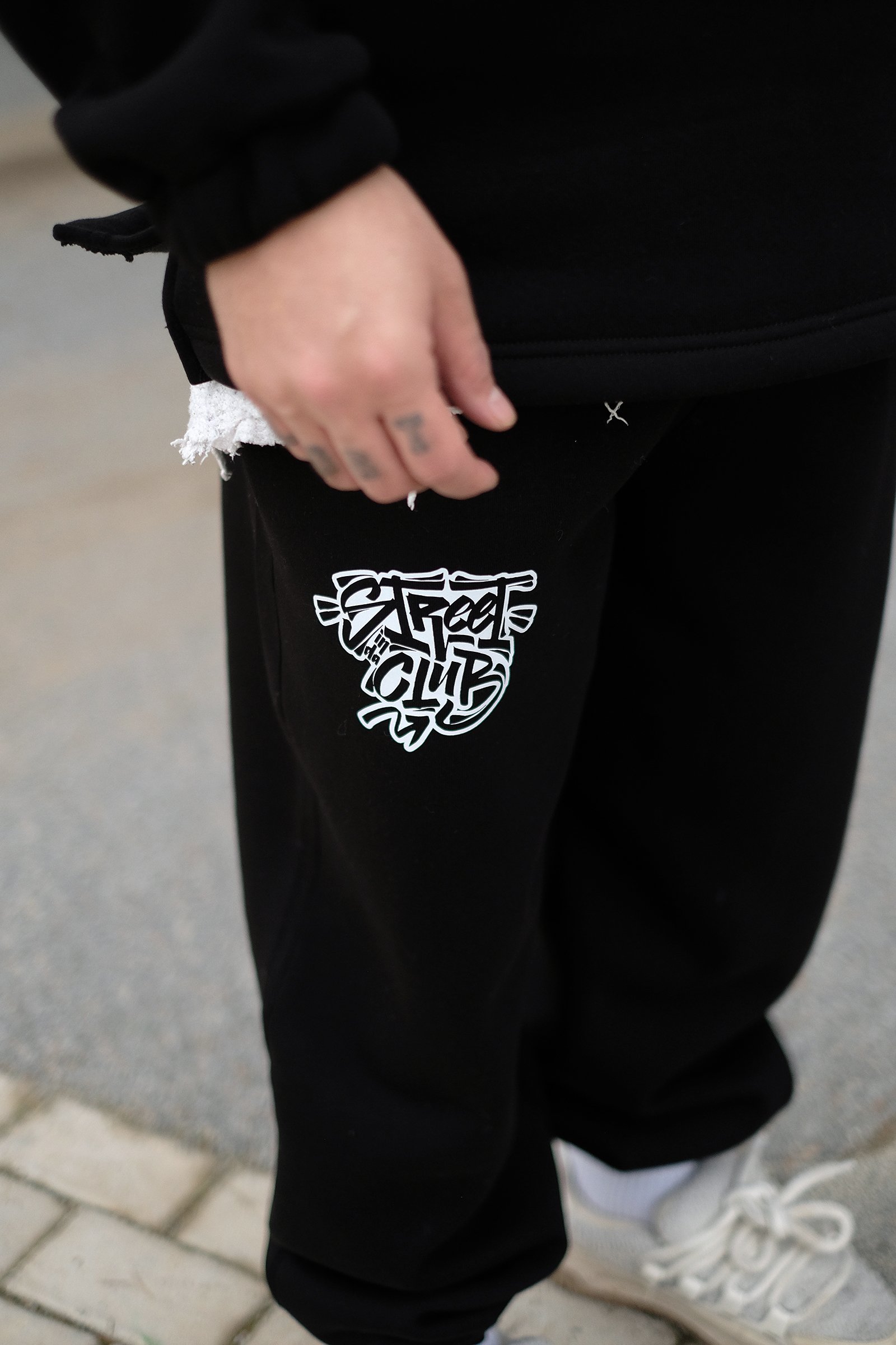 808 Street Club Baskılı Baggy Jogger