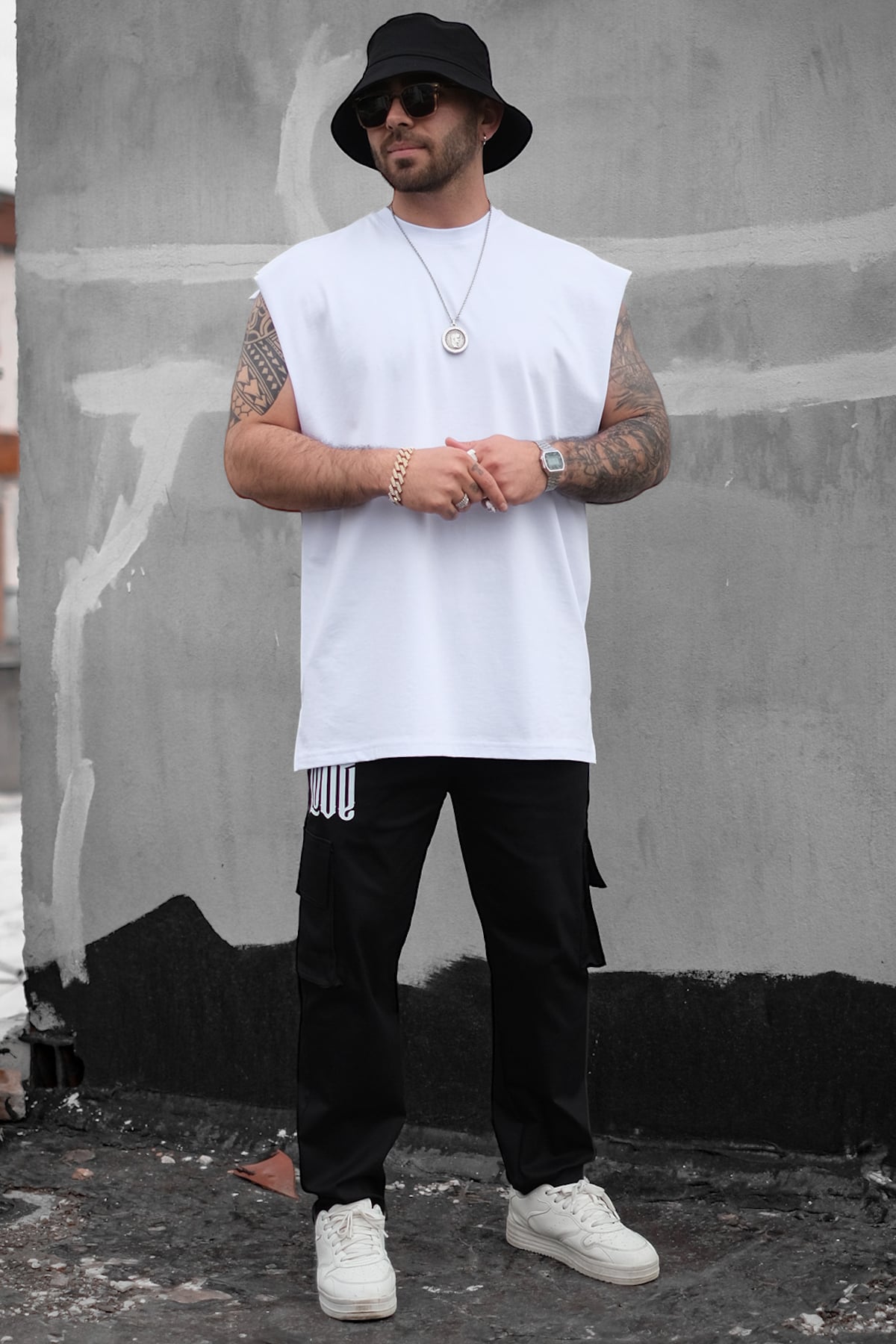 808 Basic Kolsuz Oversize Tişört