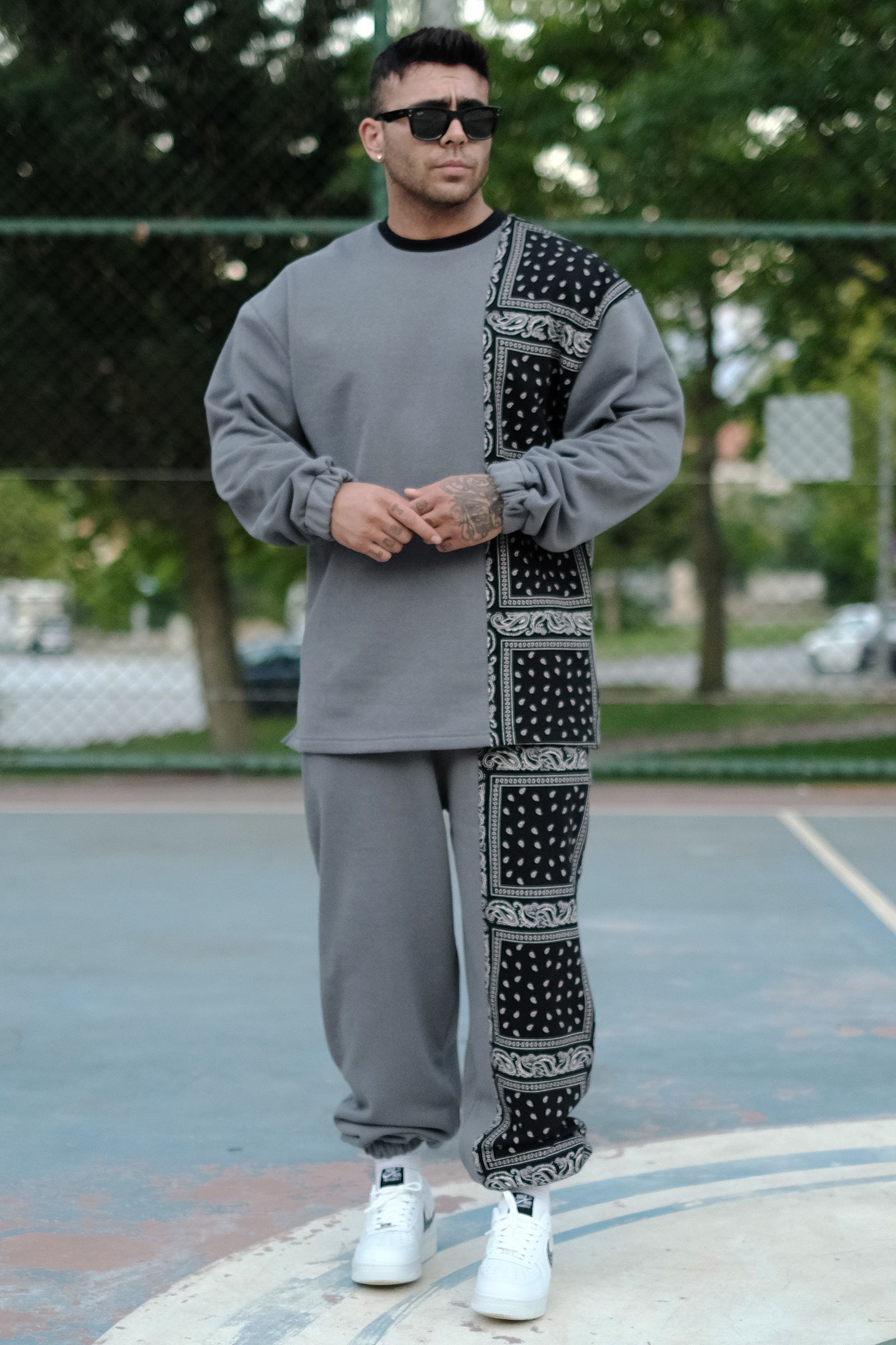 808 Bandana Kontrast Oversize Jogger