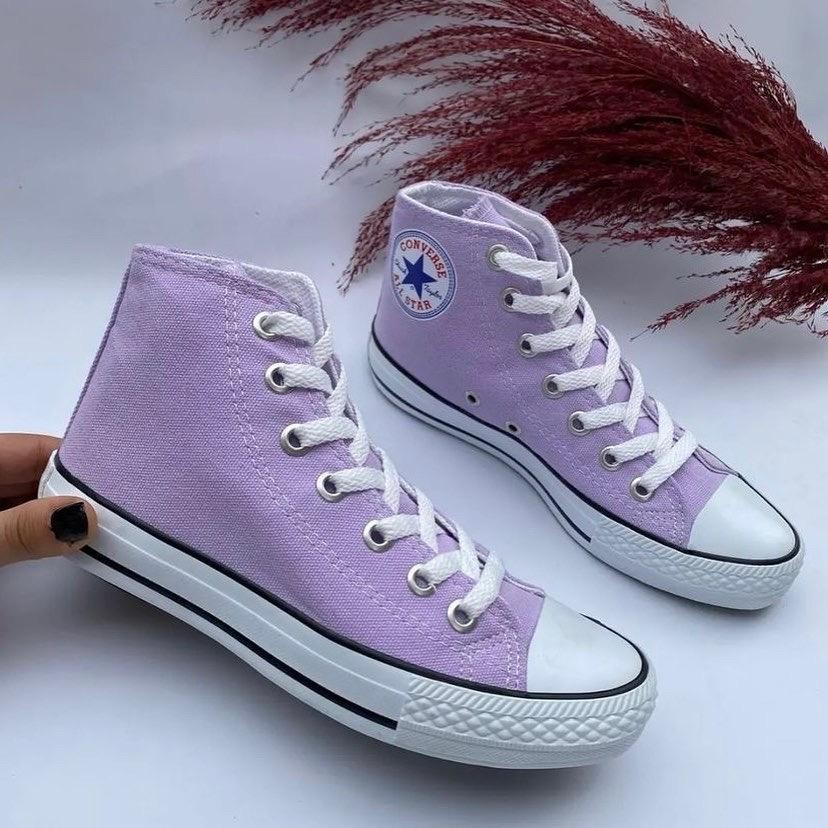 Bilekli Converse All Star - Lila