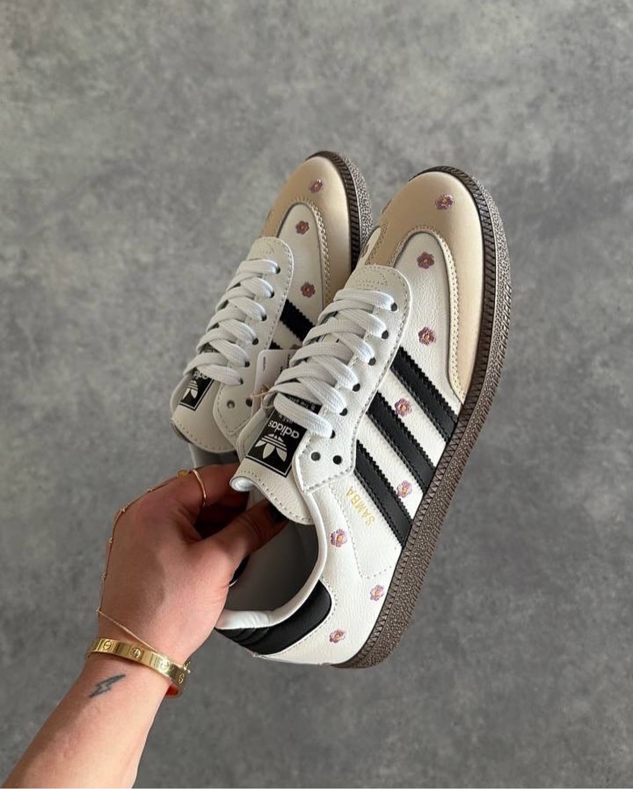 SAMBA Sneaker - Desenli Beyaz